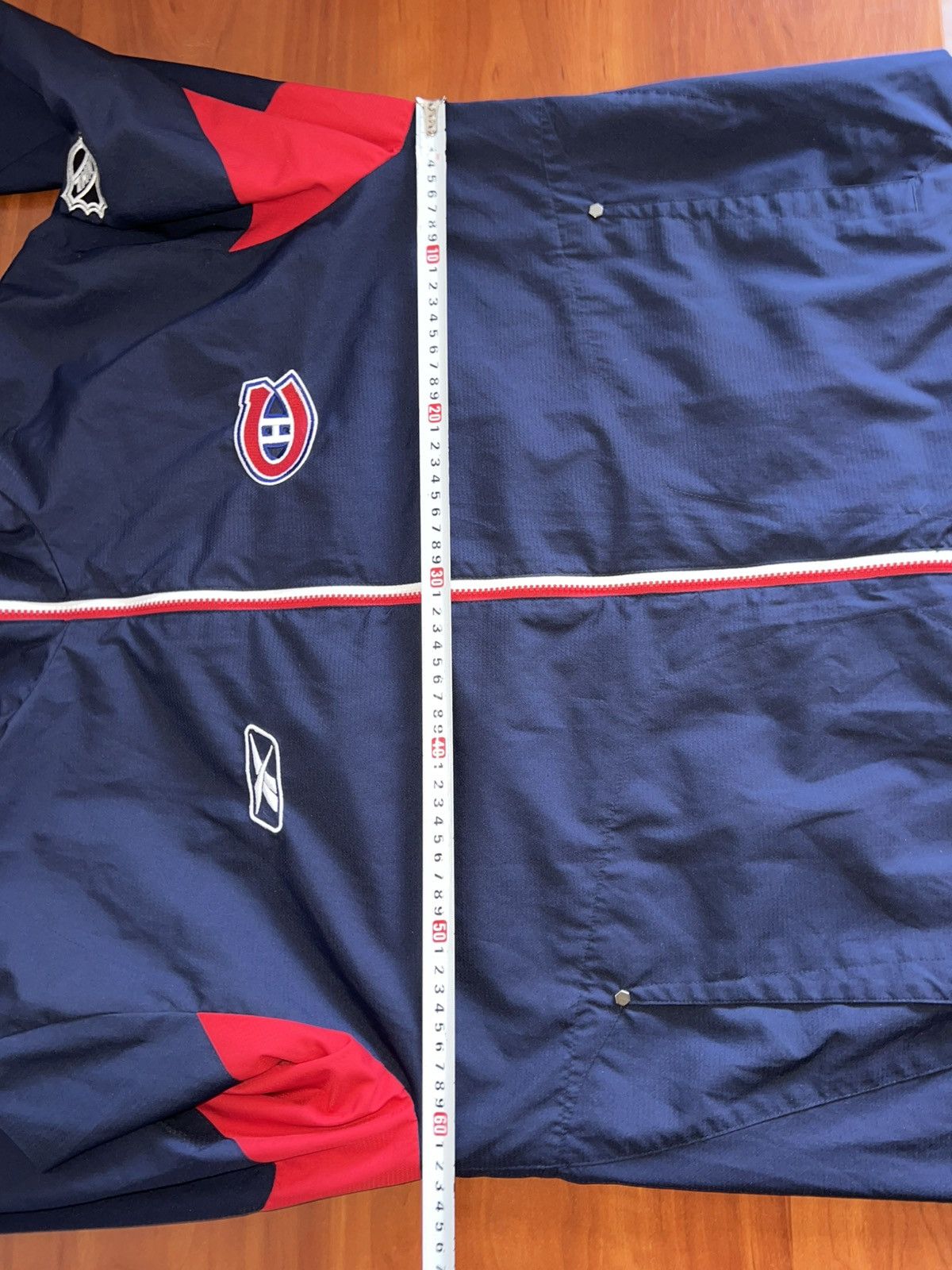 NHL VINTAGE MONTREAL CANADIENS VINTAGE REEBOK ZIP HOCKEY JACKET Size US L / EU 52-54 / 3 - 13 Thumbnail