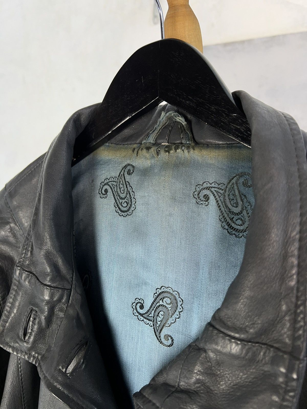 Genuine Leather Vintage Leather Jacket Size L - XL Size XL / US 12-14 / IT 48-50 - 6 Thumbnail