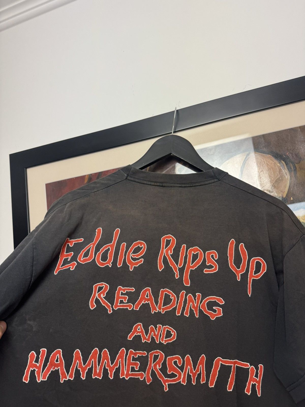 Band Tees Vintage Iron Maiden Band Two Sided Print Tee Eddie Rips Up Size US L / EU 52-54 / 3 - 4 Thumbnail