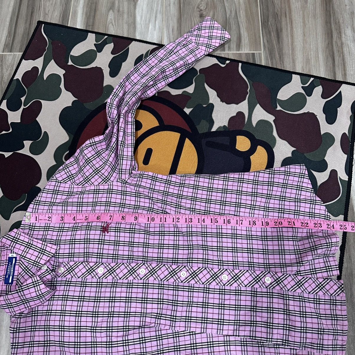 Burberry Burberry London Blue Label Pink Buttonup Plaid Pattern Size XS / US 0-2 / IT 36-38 - 5 Thumbnail