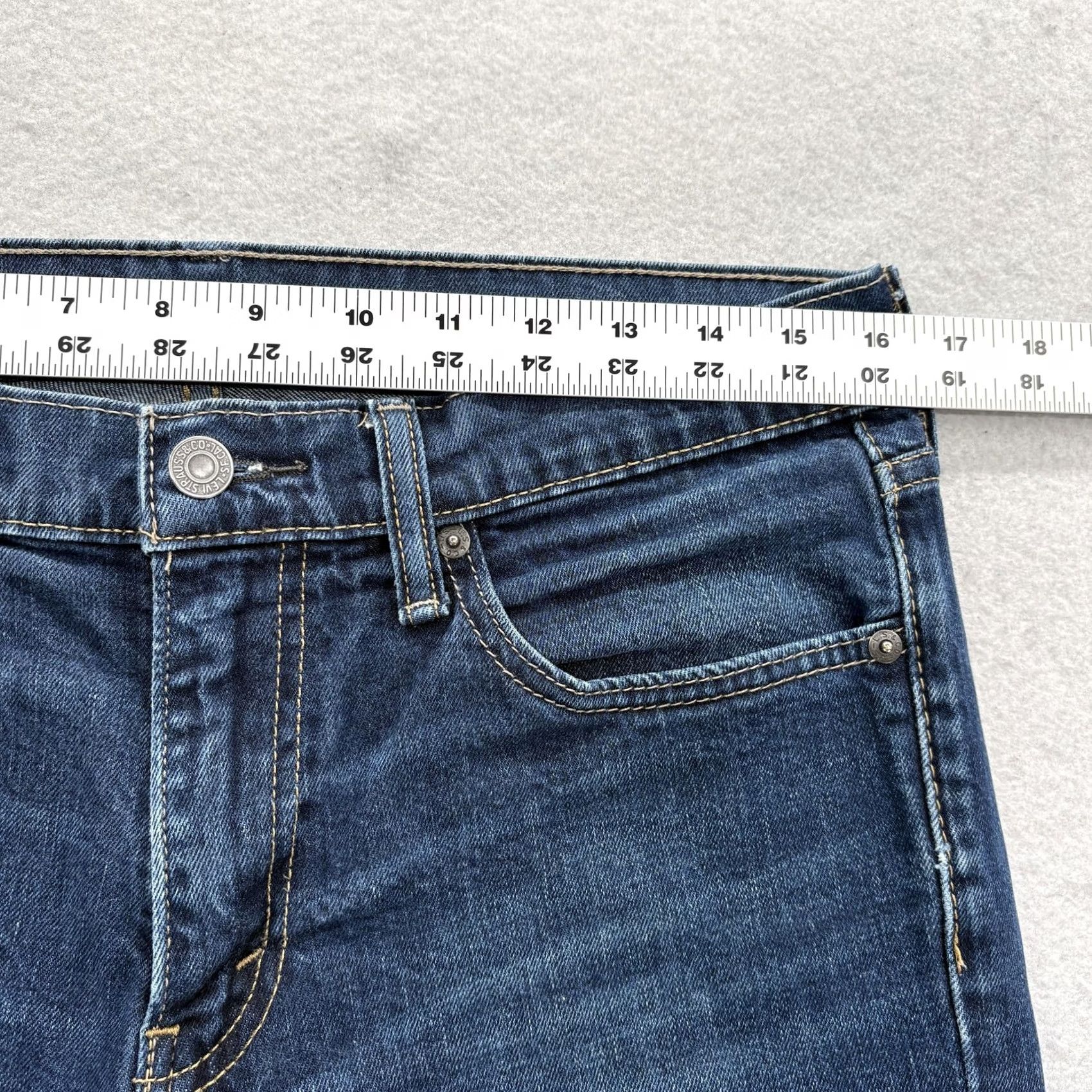 Levi's Mens Levis 511 Jeans Slim Straight Stretch Denim Pants Blue Medium Wash Adult 32x30 Size US 32 / EU 48 - 6 Thumbnail