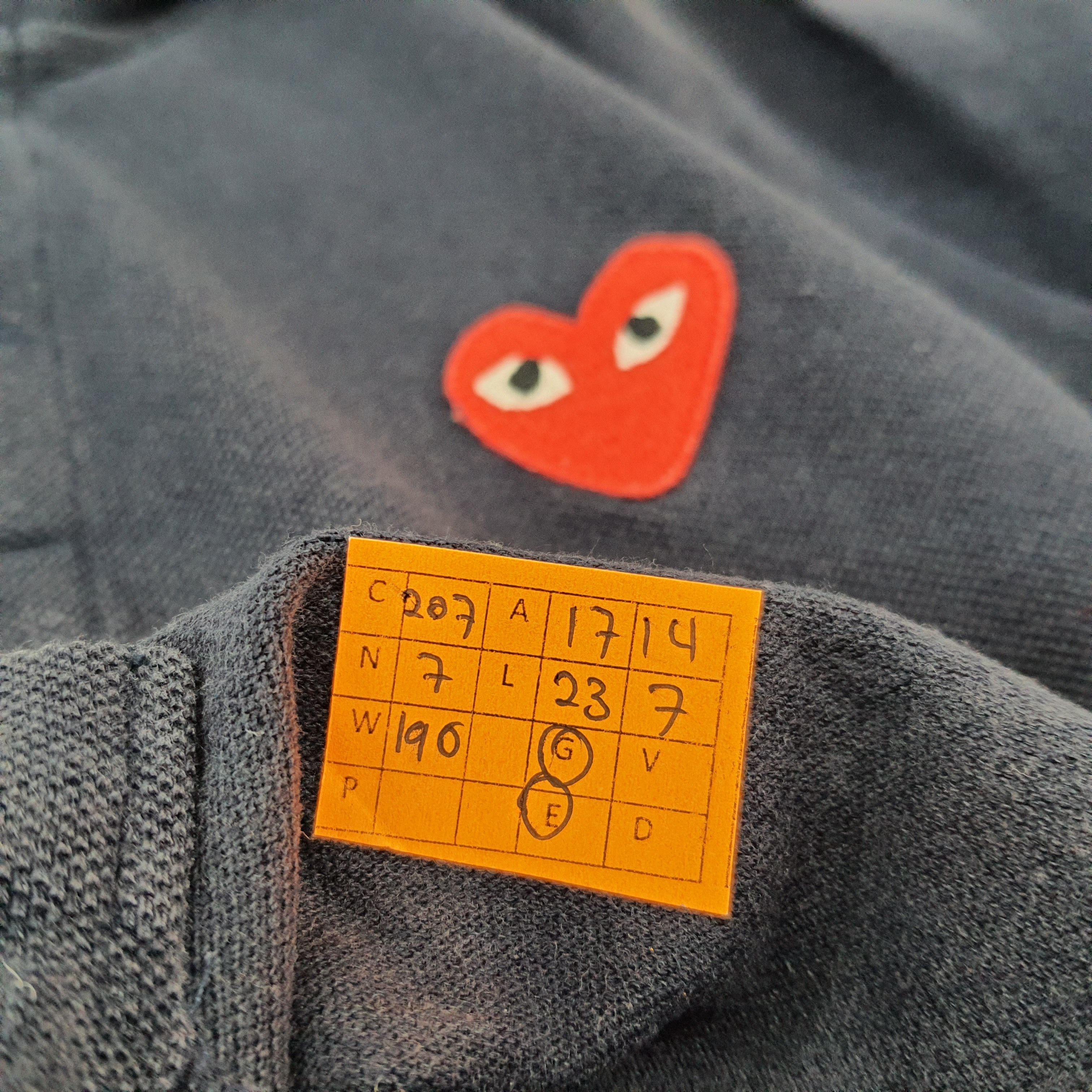 Comme des Garcons PLAY × Japanese Brand × Vintage Vintage Comme Des Garcons Play Japanese Brand Polo Shirt Size US S / EU 44-46 / 1 - 7 Thumbnail