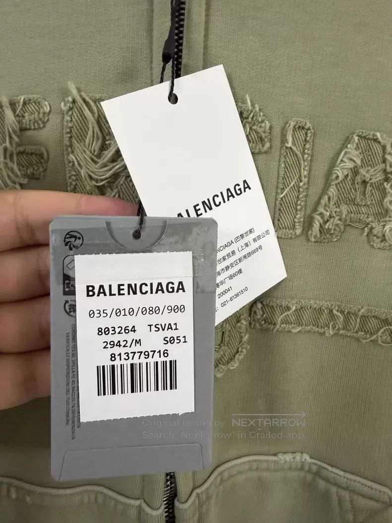 Balenciaga Balenciaga Solid Color Zip Hooded Drop Shoulder Long Sleev Size US M / EU 48-50 / 2 - 5 Thumbnail