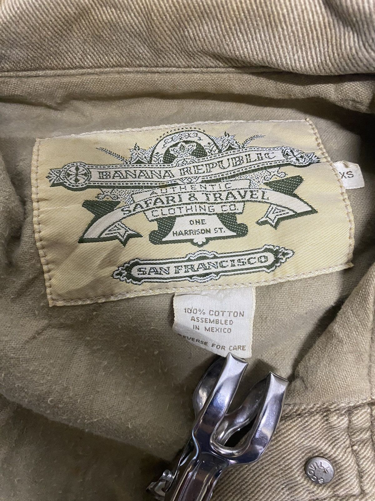 Banana Republic × Vintage Vintage Banana Republic Denim Jeans Jacket Size XS / US 0-2 / IT 36-38 - 17 Thumbnail