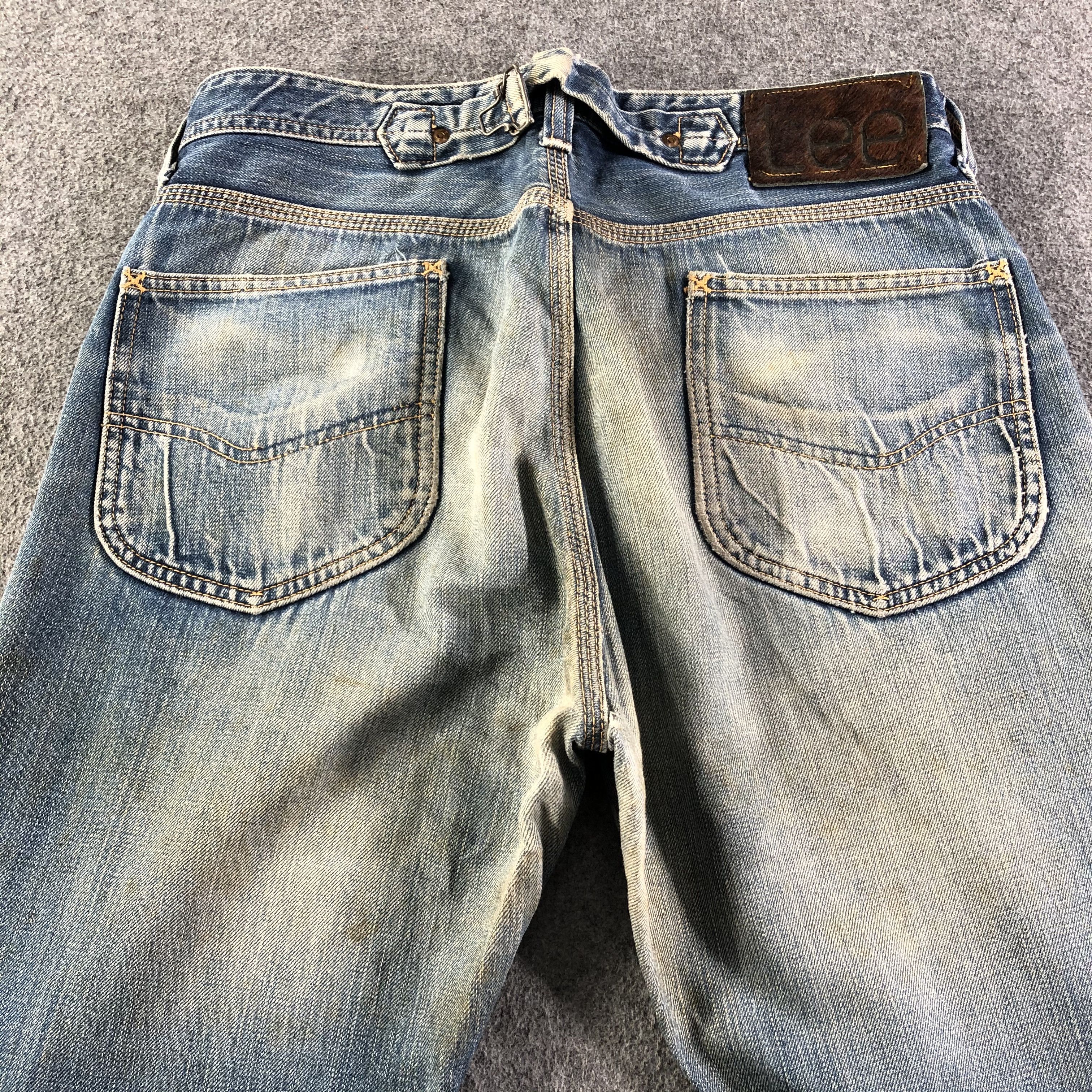 Lee Vintage Blue Wash Lee Jeans-J2961 Size US 32 / EU 48 - 4 Thumbnail