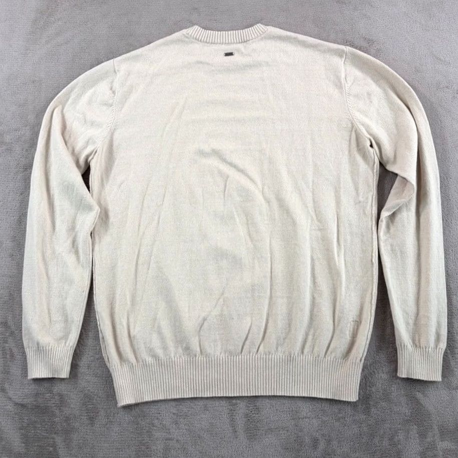 Vuori VUORI Fluent Sweater Bone Cotton Cashmere Blend Men M Crew Neck Long Sleeve Pullover Lightweight Casual Winter Spring Fall Size US M / EU 48-50 / 2 - 4 Thumbnail