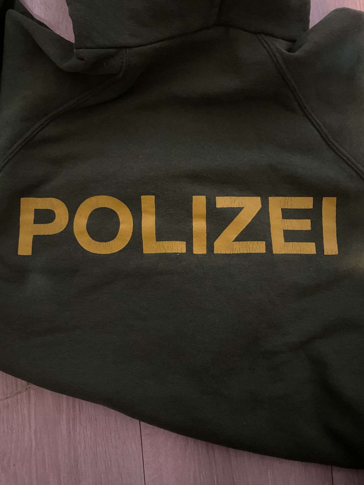 Japanese Brand POLIZEI BERLIN washed boxy hoodie vetments style rare 90s Size US M / EU 48-50 / 2 - 7 Thumbnail