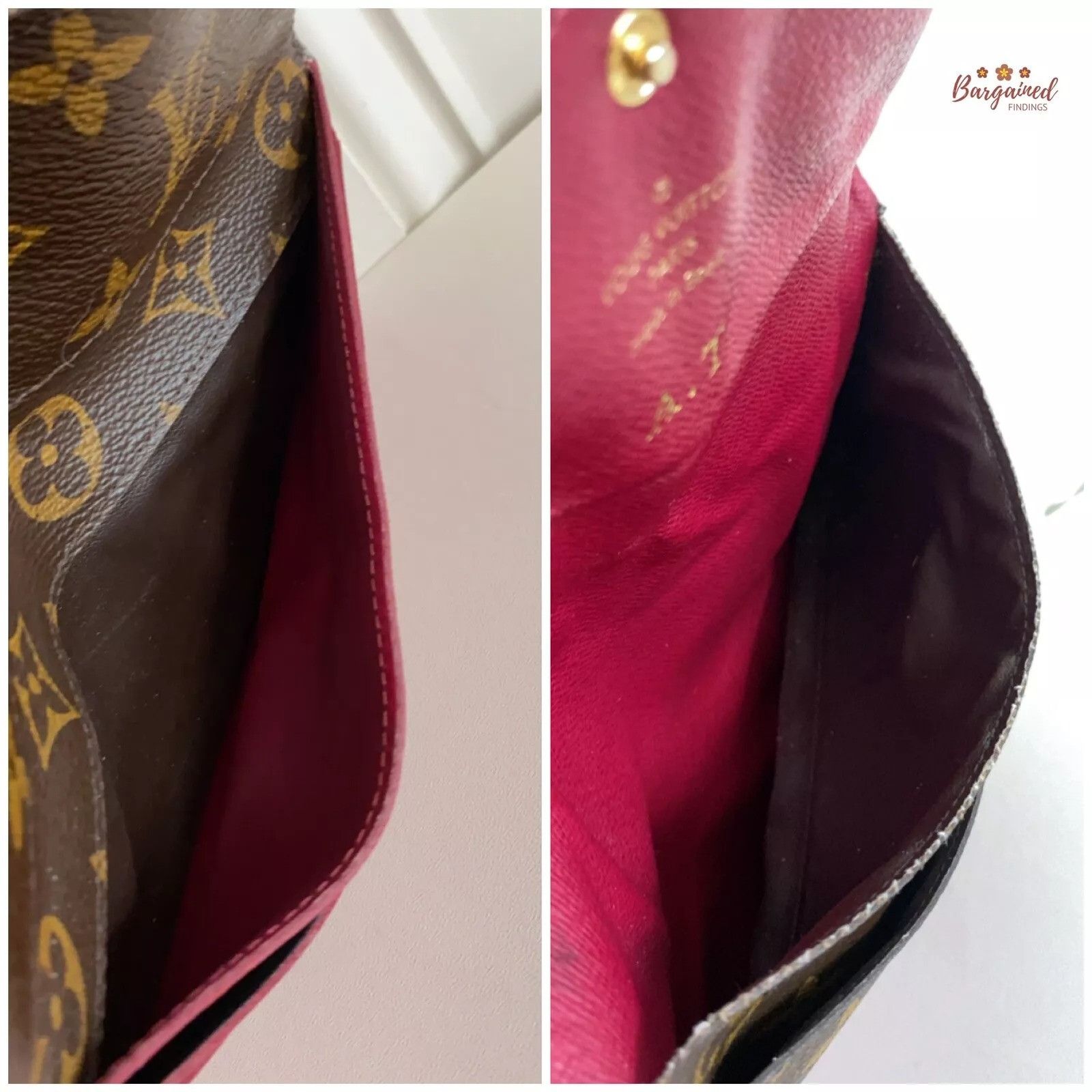 Louis Vuitton Louis Vuitton Monogram Leather CANVAS Josephine Long Wallet Size ONE SIZE - 4 Thumbnail