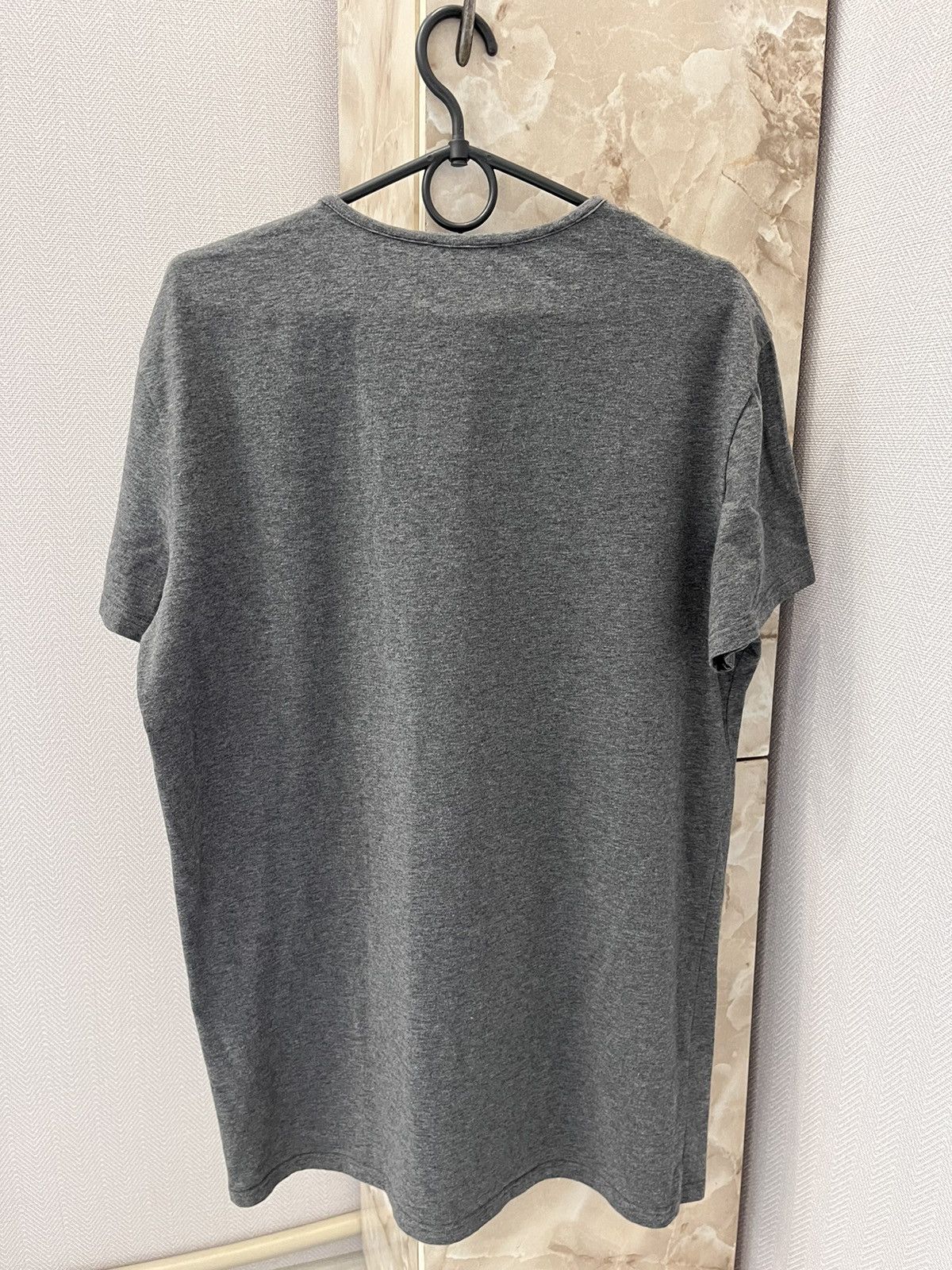 Versace × Vintage Vintage Versace Tshirt grey blank tee minimalistic logo Size US L / EU 52-54 / 3 - 4 Thumbnail
