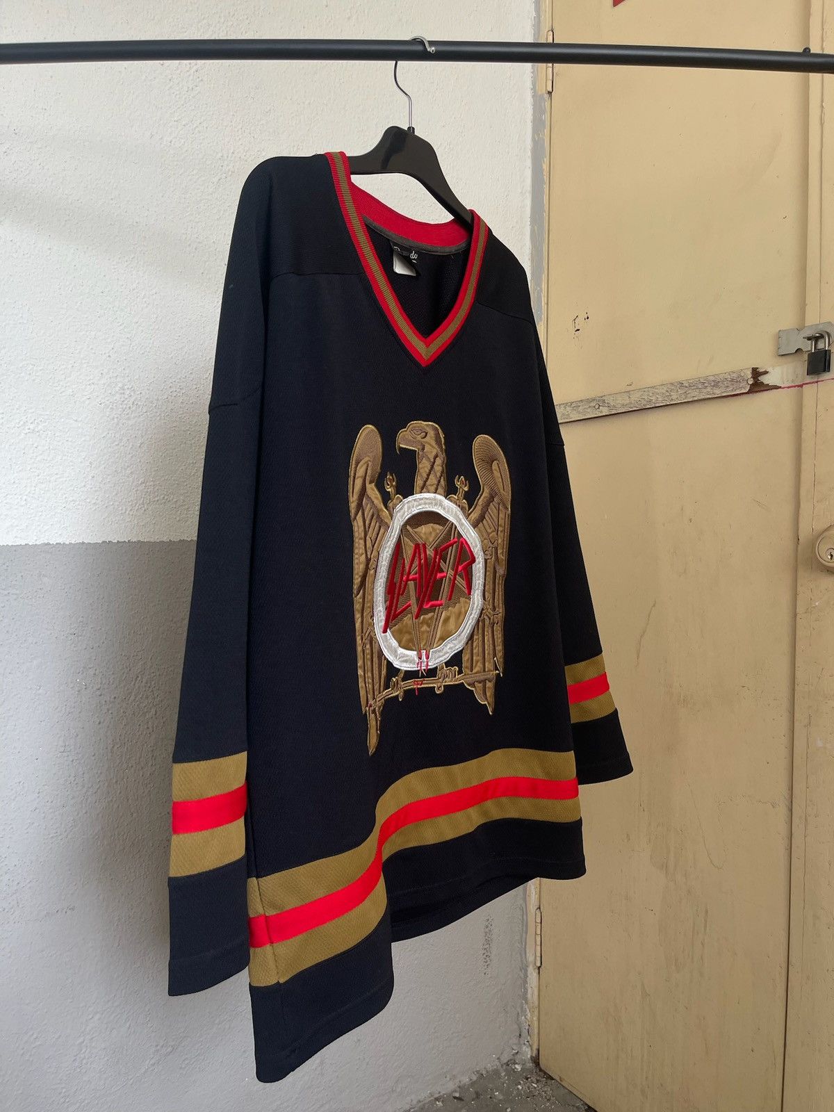 Band Tees Vintage Slayer NHL Jersey Longsleeve Size US M / EU 48-50 / 2 - 2 Thumbnail