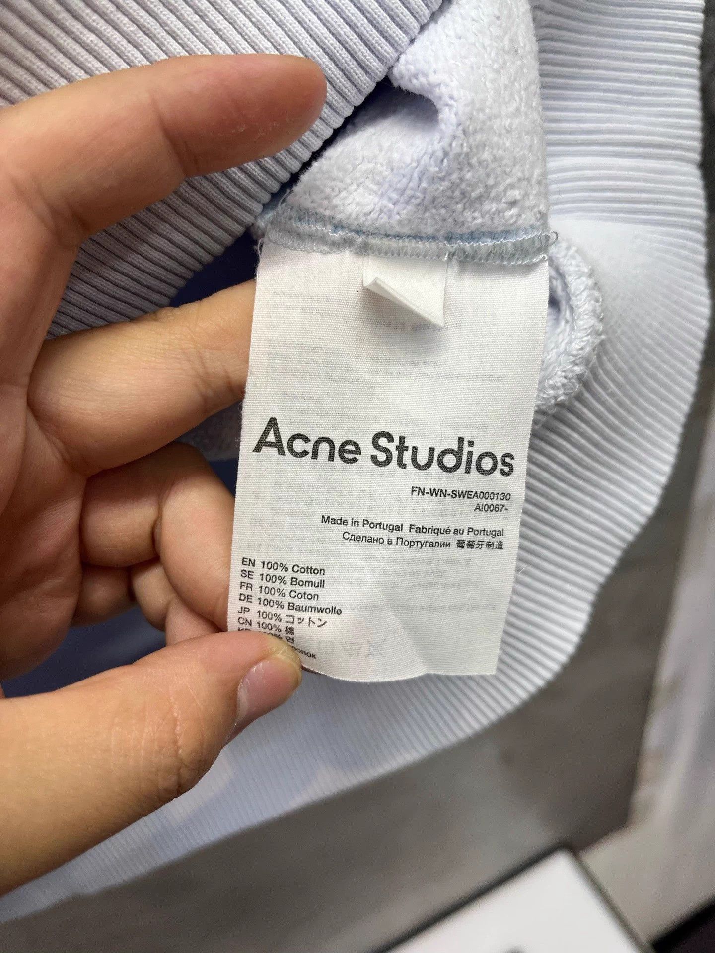 Acne Studios Acne Studios Small Logo Oversized S 98New Sweatshirt Size S / US 4 / IT 40 - 4 Thumbnail