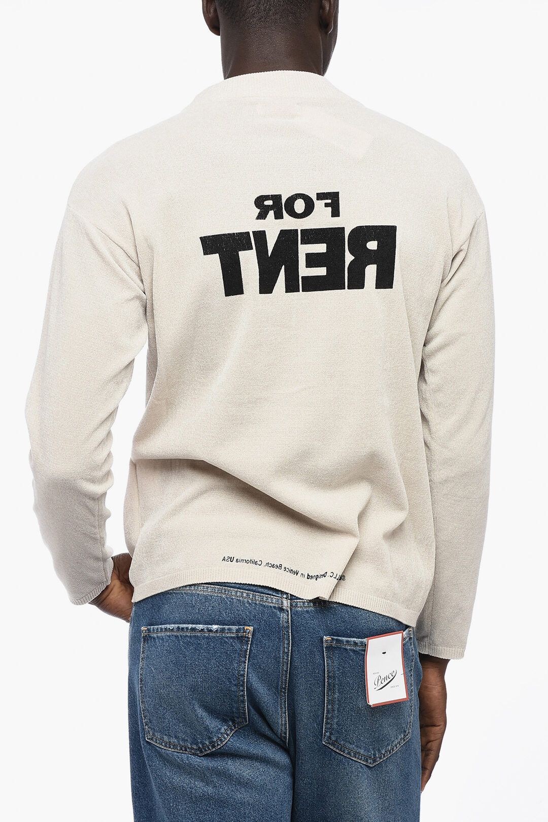 ERL o1y0125 Crewneck Sweater in Beige Size US S / EU 44-46 / 1 - 2 Thumbnail