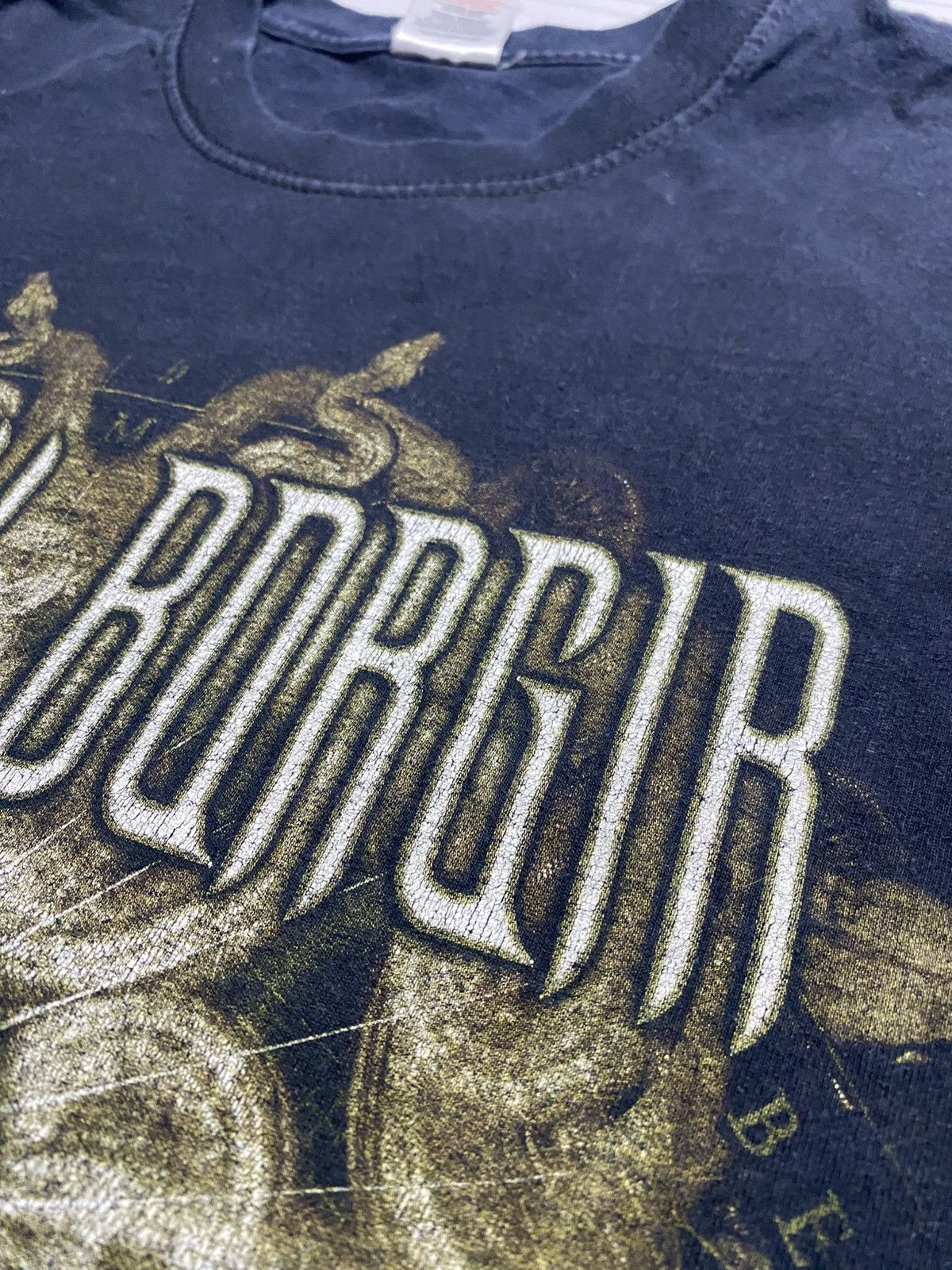 Band Tees × Vintage Vintage Dimmu Borgir in sorte diaboli 00’s y2k t shirt Size US L / EU 52-54 / 3 - 7 Thumbnail
