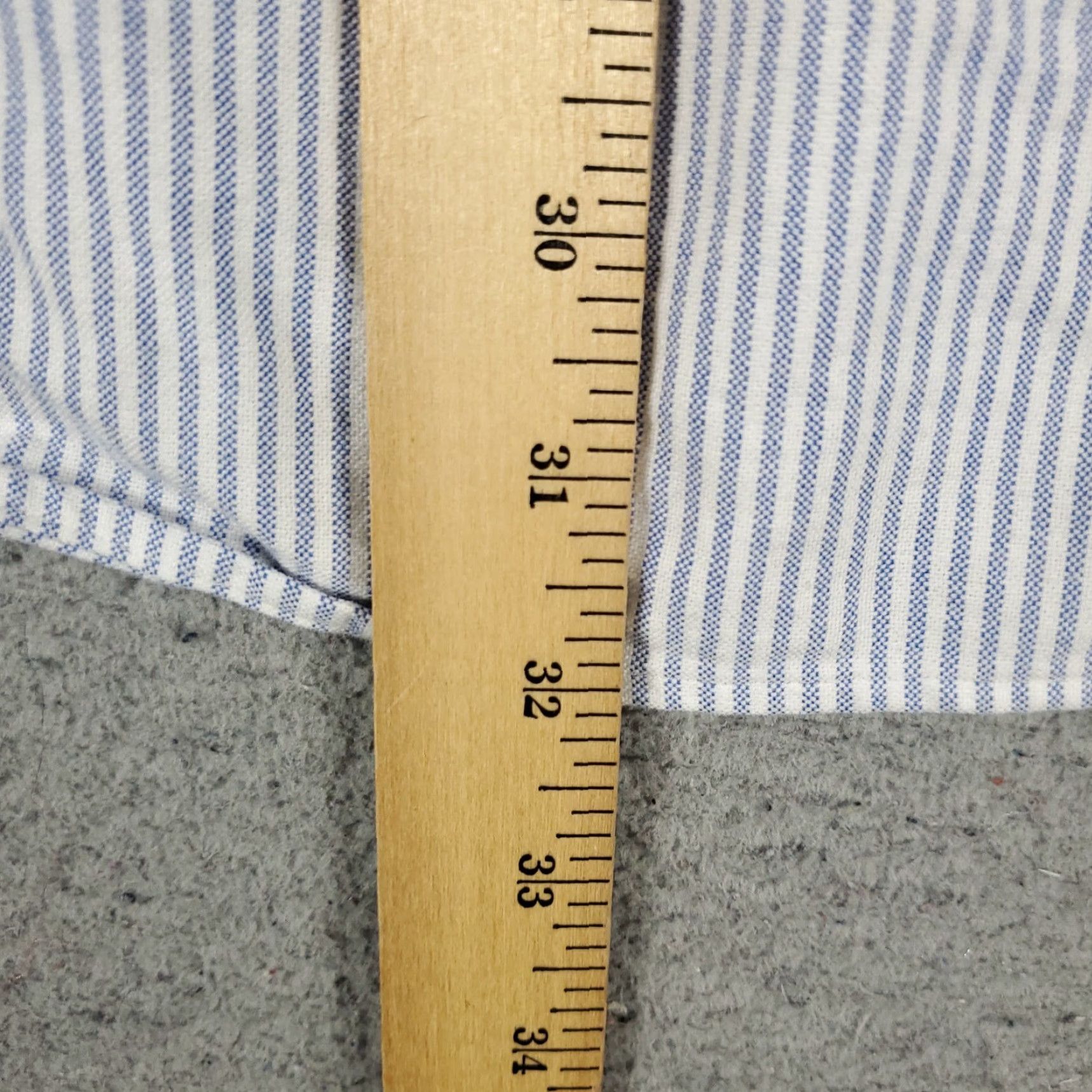 Ralph Lauren Ralph Lauren Button-Up Shirt Mens 2XL Blue White Striped Long Sleeve Regular Fit Size US XXL / EU 58 / 5 - 7 Thumbnail