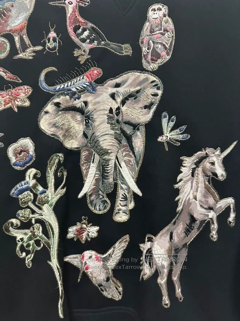 Valentino Valentino Heavy Industry Zoo embroidered sweatshirt Size US XS / EU 42 / 0 - 3 Thumbnail