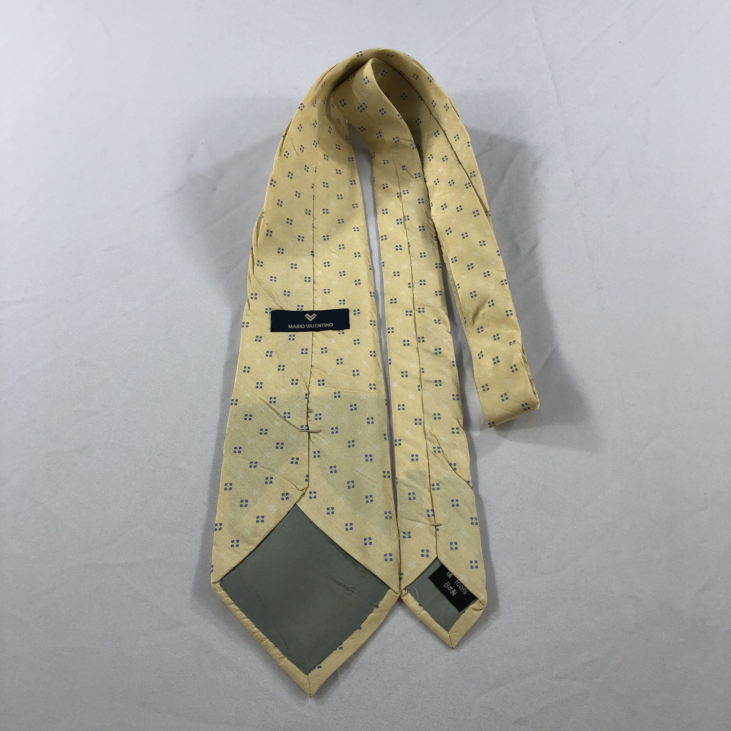 Mario Valentino × Vintage Mario Valentino Silk Neck Ties T74 Size ONE SIZE - 2 Thumbnail