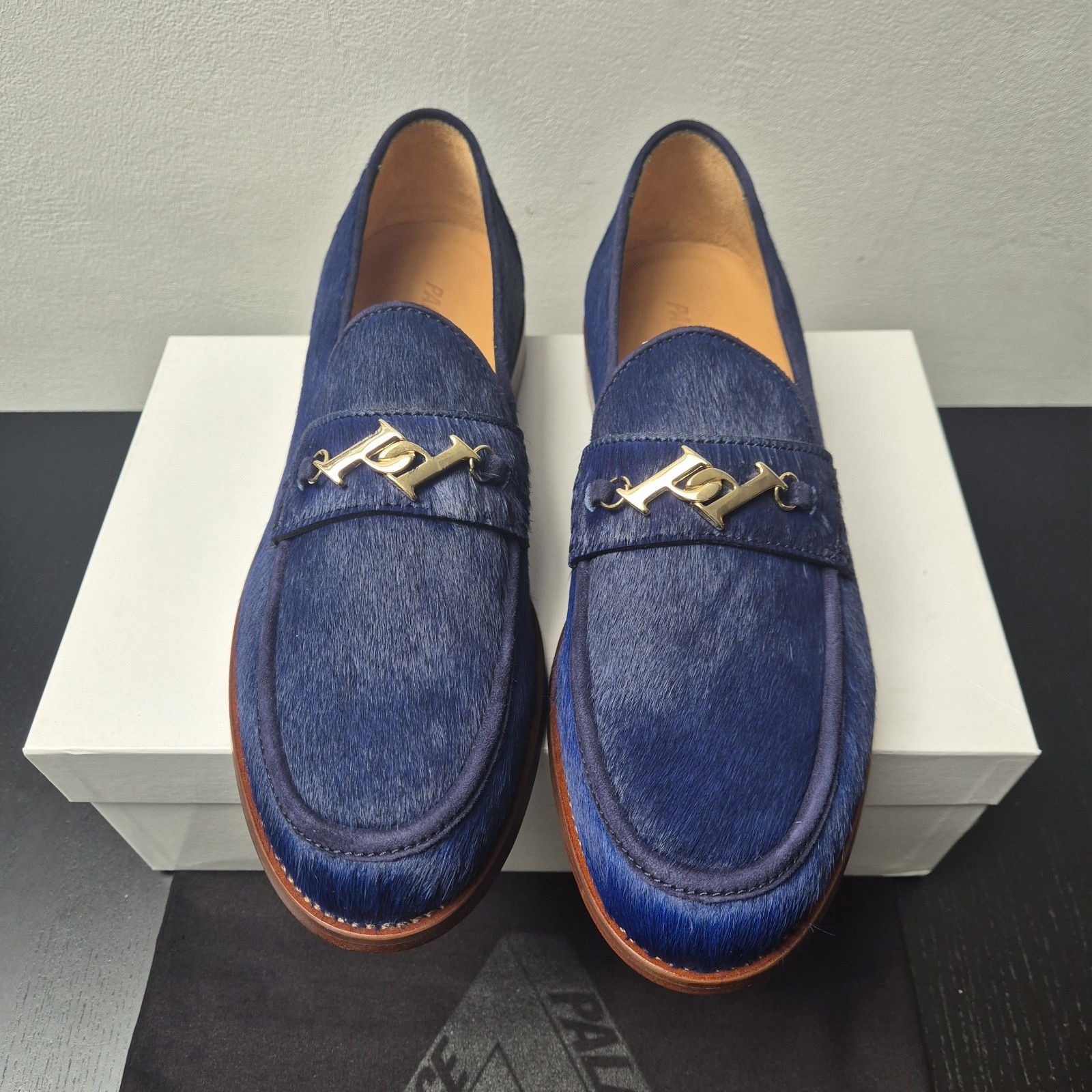 Palace Palace Pony Hair Loafer Navy UK10 Brand New In Box Size US 10.5 / EU 43-44 - 2 Thumbnail