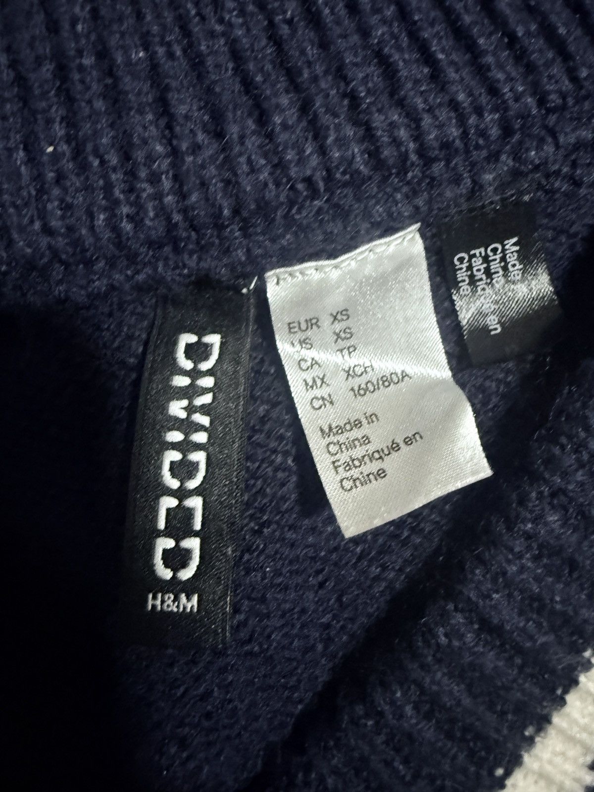 Japanese Brand × Vintage Varsity Sweater Vest Navy Blue Cable Knit Men Sleeveless Size US M / EU 48-50 / 2 - 3 Thumbnail