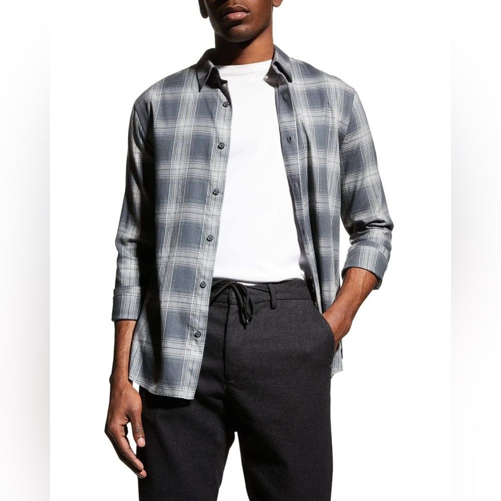 Vince Vince Men’s Sequoia Plaid shirt Size US L / EU 52-54 / 3 - 3 Thumbnail