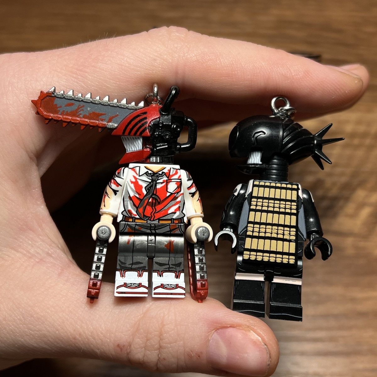 Anime chainsaw man denji reze lego minifigure keychain keyring Size ONE SIZE - 5 Thumbnail