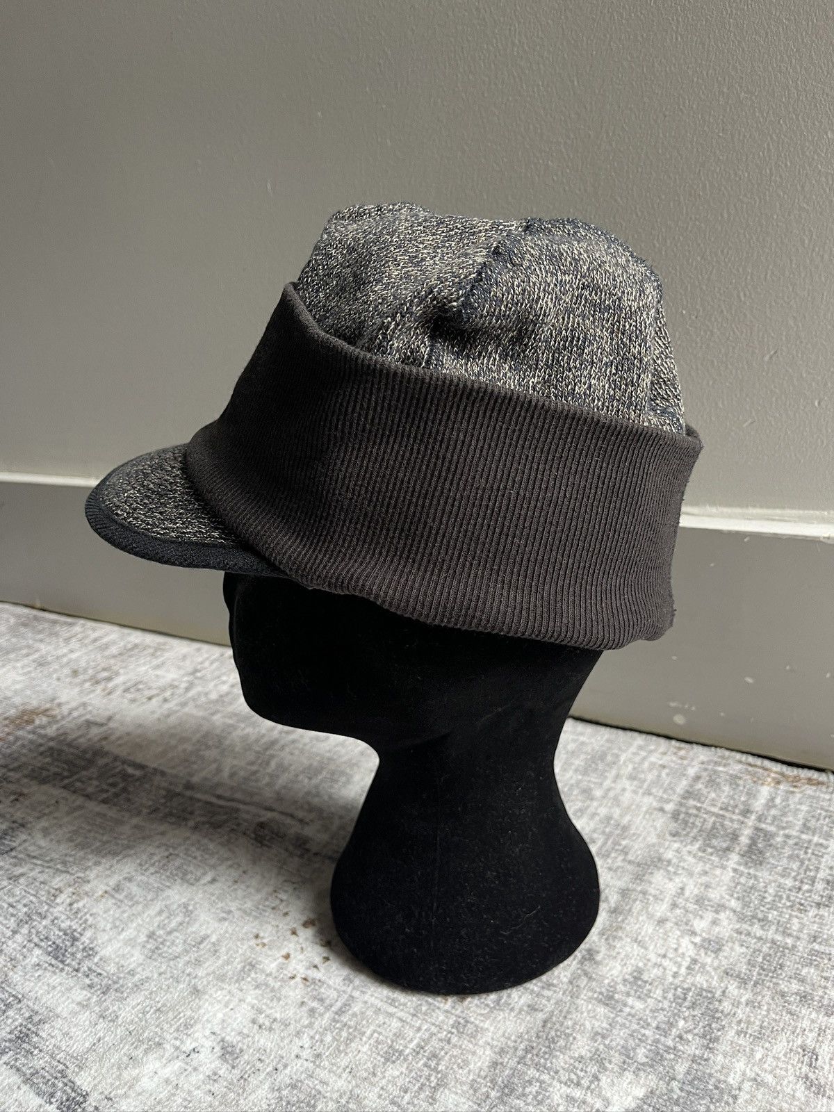 Kapital Kapital Grey Knitted Hat (unisex) Size ONE SIZE - 3 Thumbnail