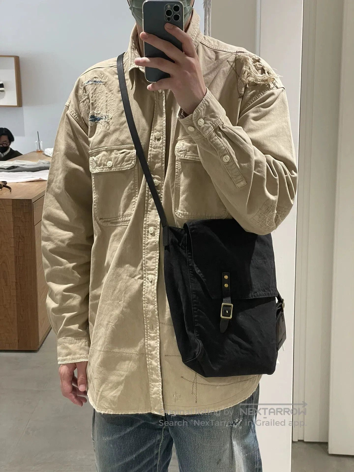 Visvim visvim kayenta shoulder bag in brown. Size ONE SIZE - 5 Thumbnail