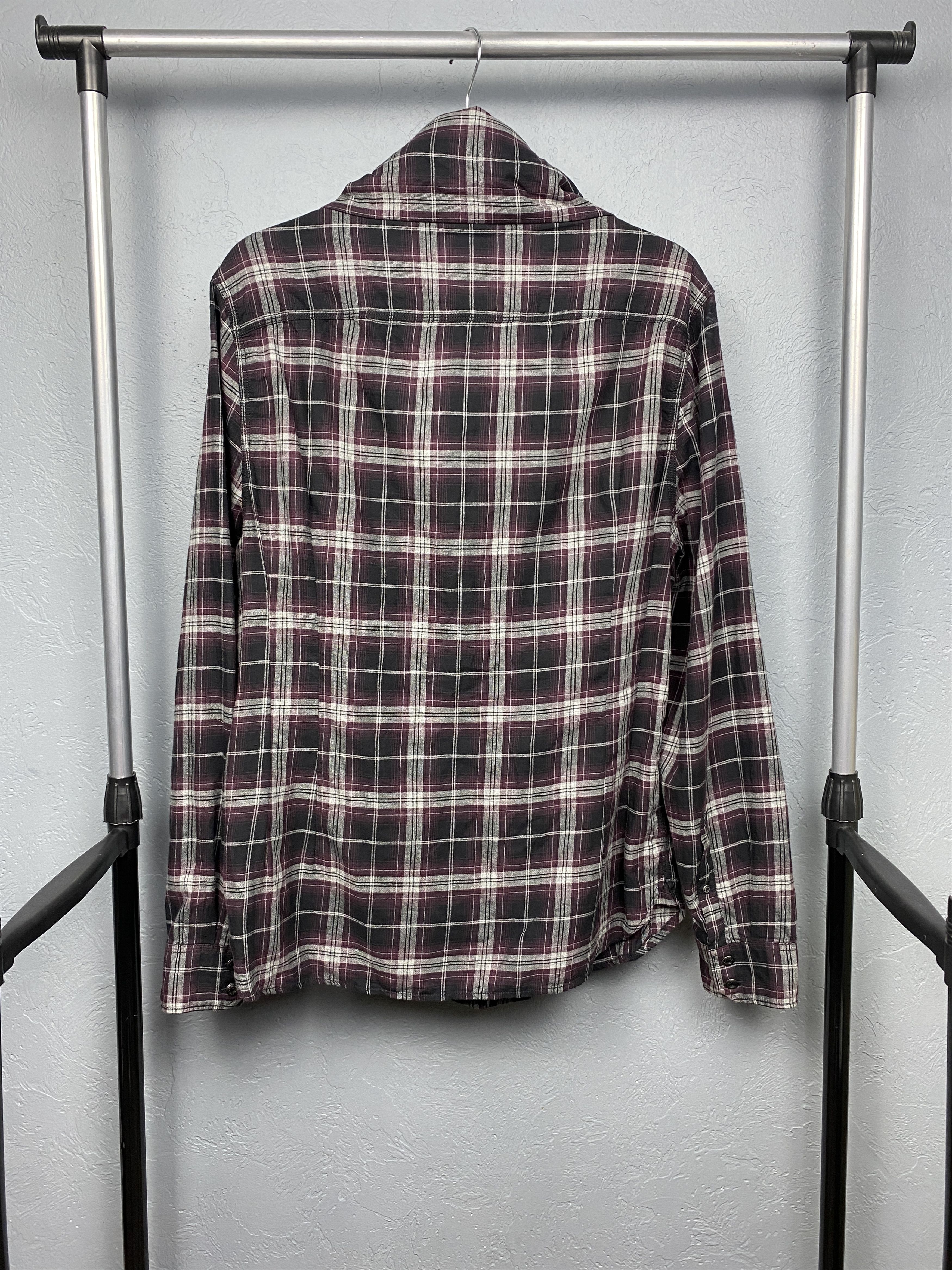 Allsaints × Flannel Allsaints Mens Keaton Long Sleeve Plaid Shirt Size US L / EU 52-54 / 3 - 7 Thumbnail
