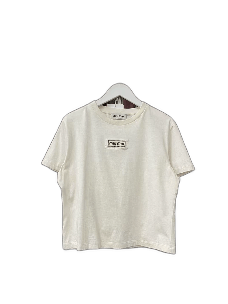 Miu Miu MiuMiu Short Sleeve Top Size Medium-yf Size US M / EU 48-50 / 2 - 1 Thumbnail