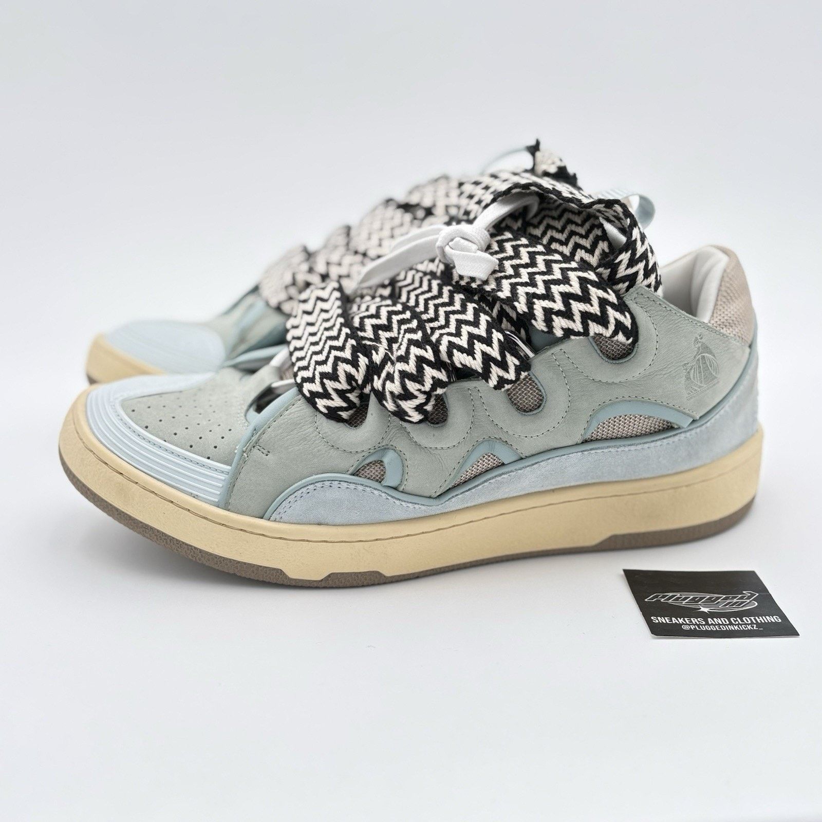 Lanvin Lanvin Curb Sneaker ' Light Blue ' | WORN ONCE! Size US 8 / EU 41 - 1 Thumbnail