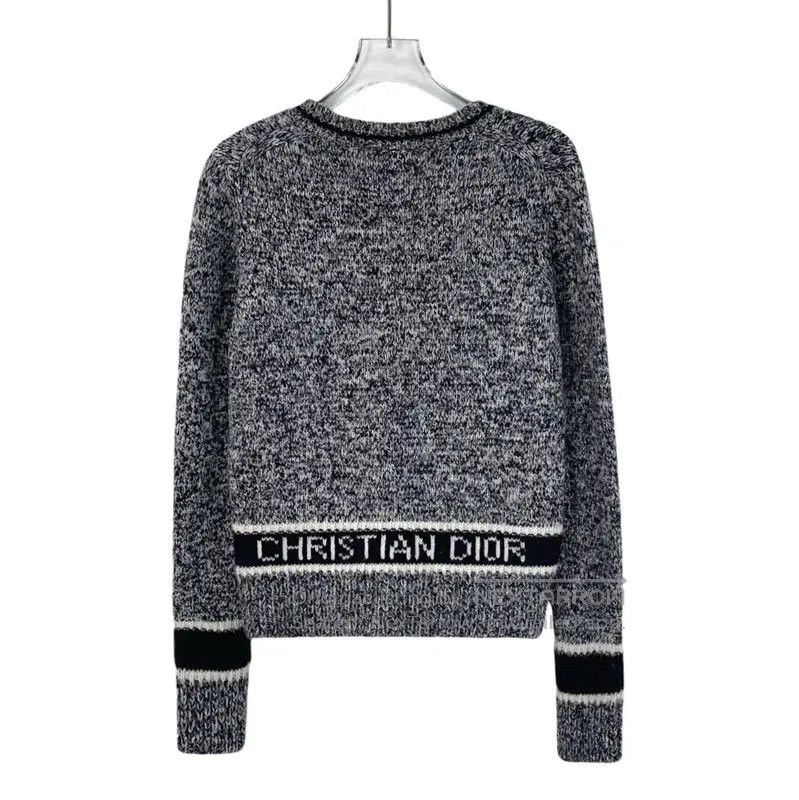 Dior Dior Gray Wool Women's Pullover Sweater . Size XXS / US 00 / IT 34 - 2 Thumbnail