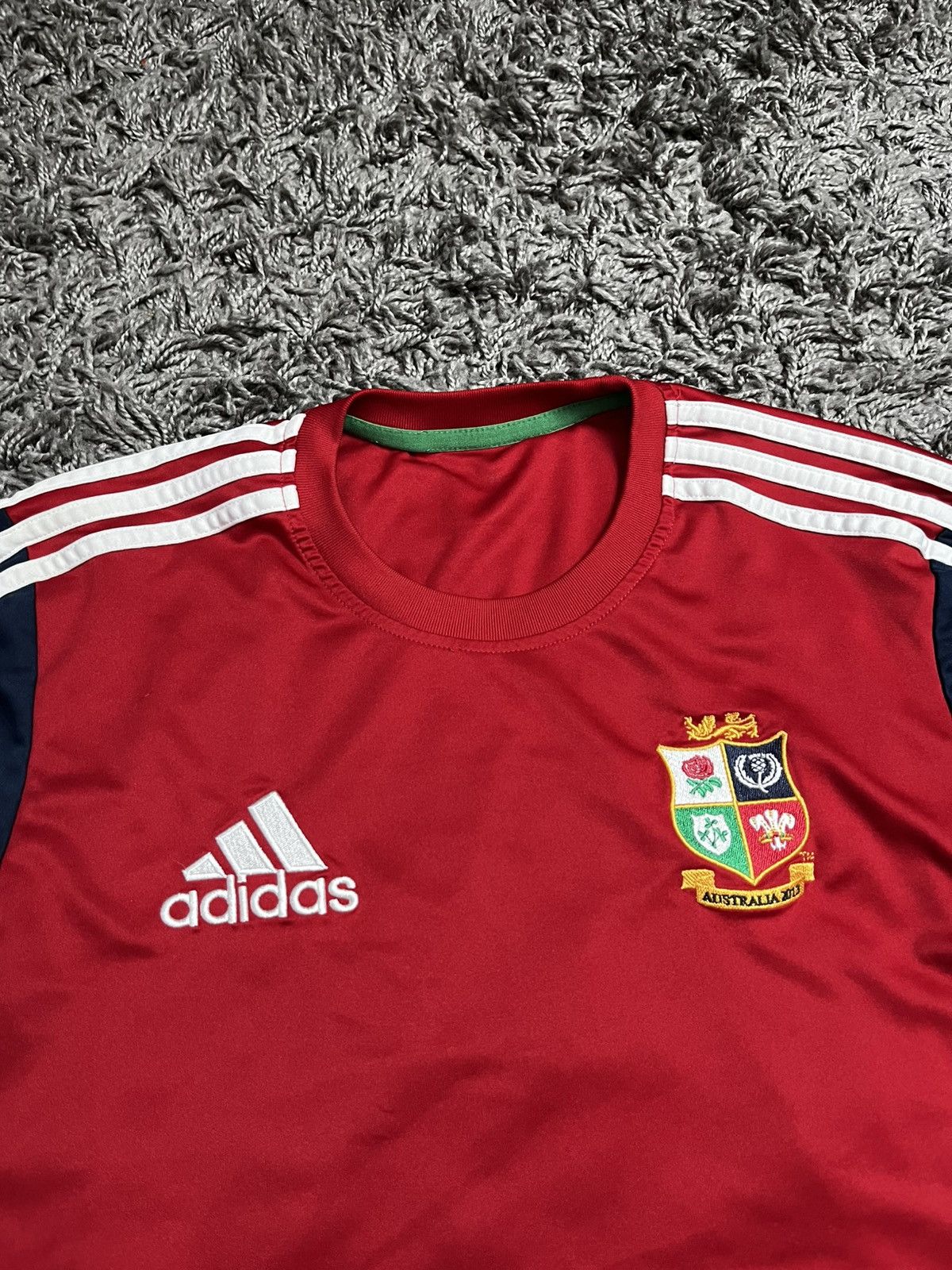 Adidas Adidas 2013 British & Irish Lions Australia Tour Rugby Tee Size US M / EU 48-50 / 2 - 3 Thumbnail