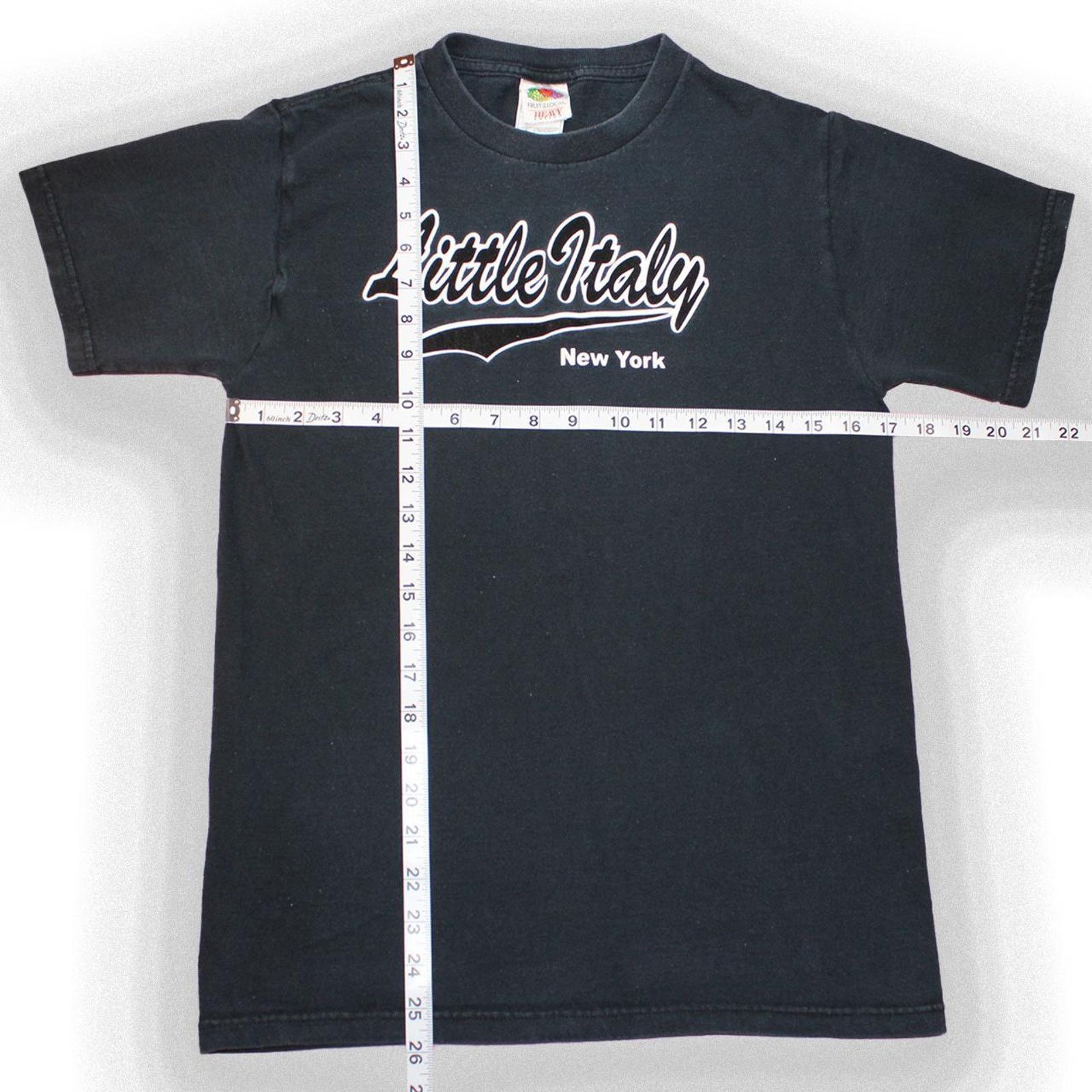 Vintage Vintage 90's Navy Little Italy New York Graphic Tee Size S / US 4 / IT 40 - 2 Thumbnail