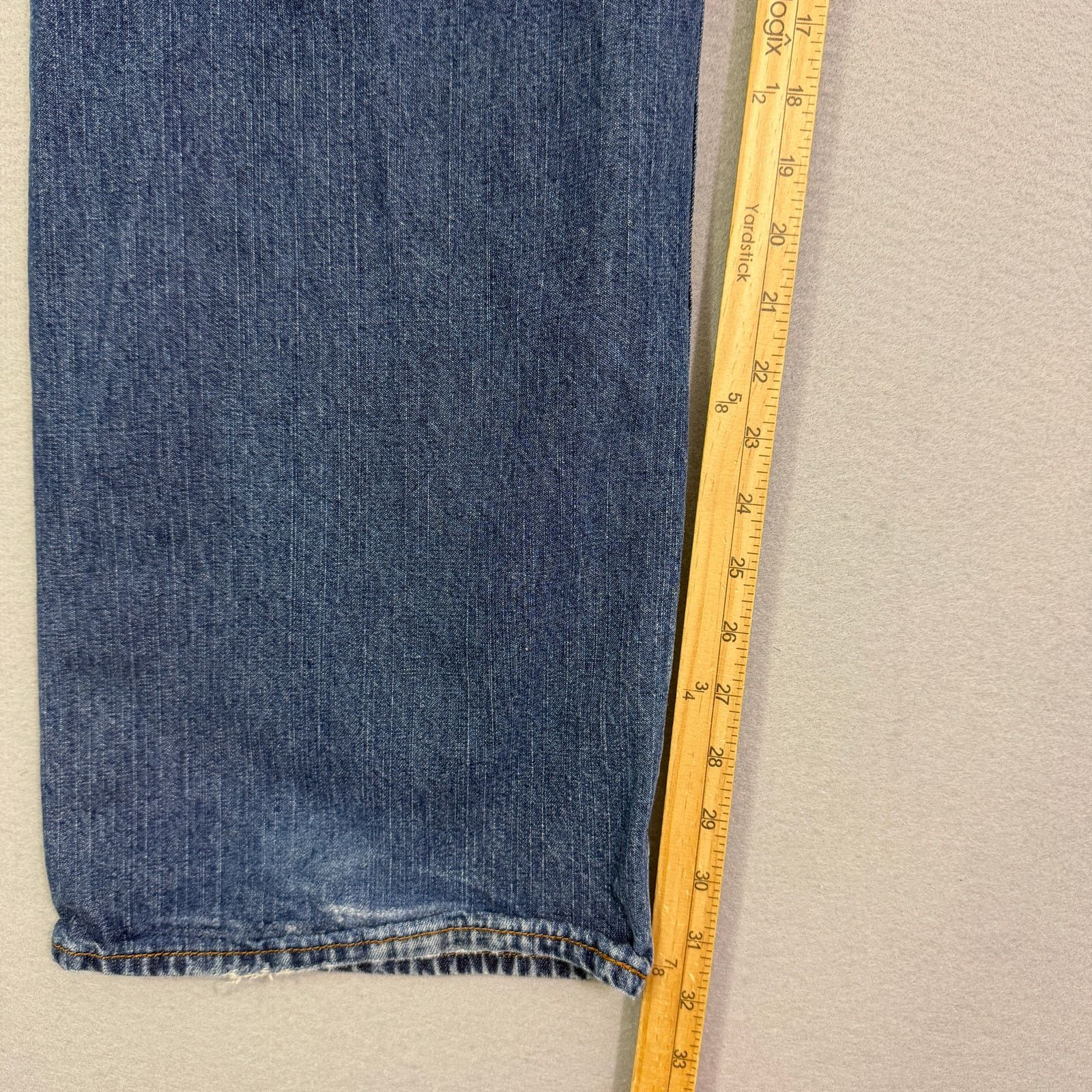 Lucky Brand Lucky Brand Rivington Jeans Men's 38x32 Blue Faded Denim Size US 38 / EU 54 - 11 Thumbnail