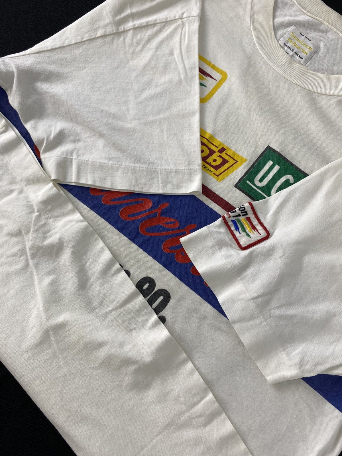 United Colors Of Benetton 90s United Color Of Benetton Silverstone Team 90 F1 Printed Size US L / EU 52-54 / 3 - 6 Thumbnail