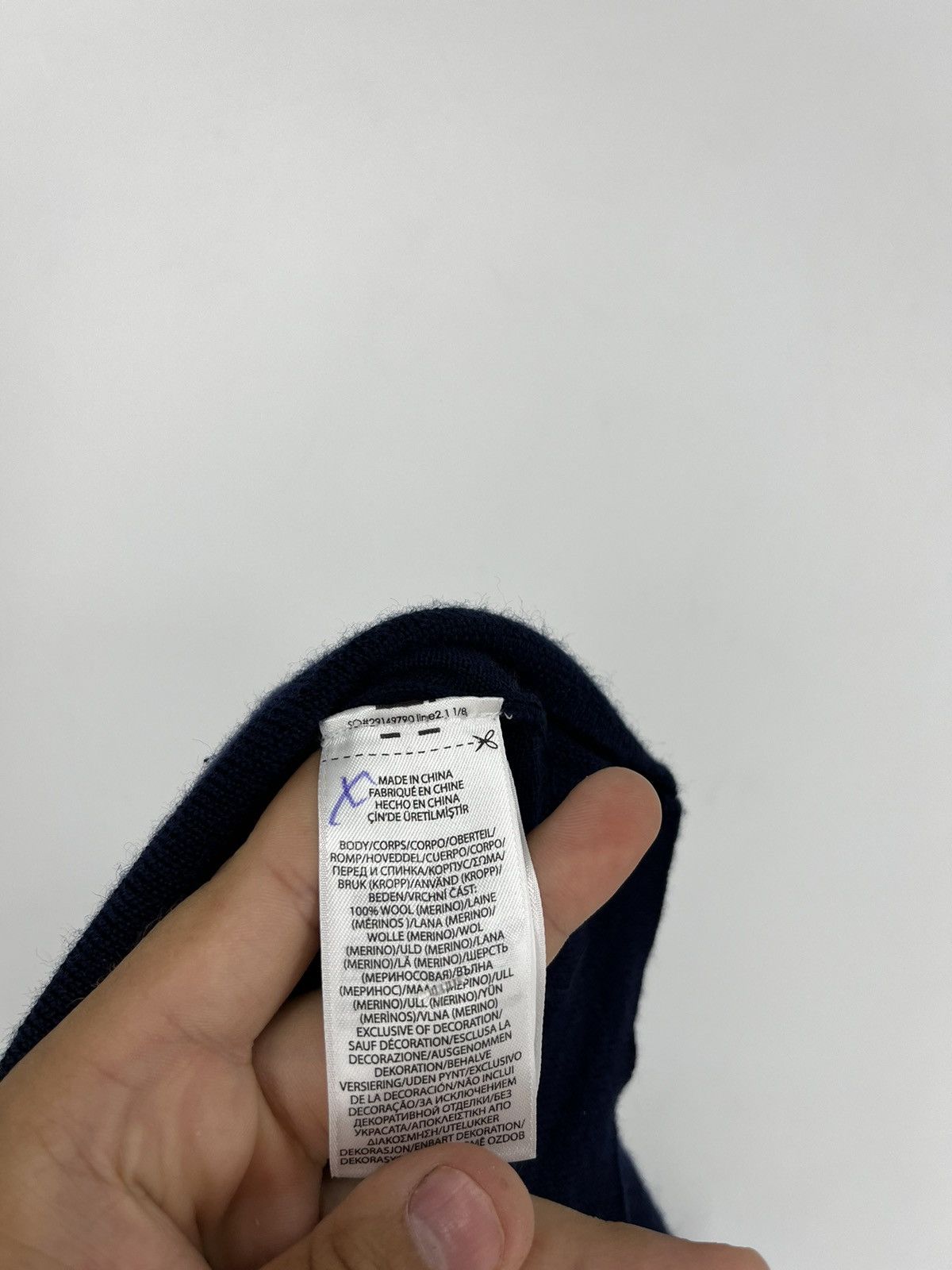 Polo Ralph Lauren × Ralph Lauren × Vintage Polo Ralph Lauren Cardigan With Embroidered Small Horse Navy Size US XXL / EU 58 / 5 - 11 Thumbnail