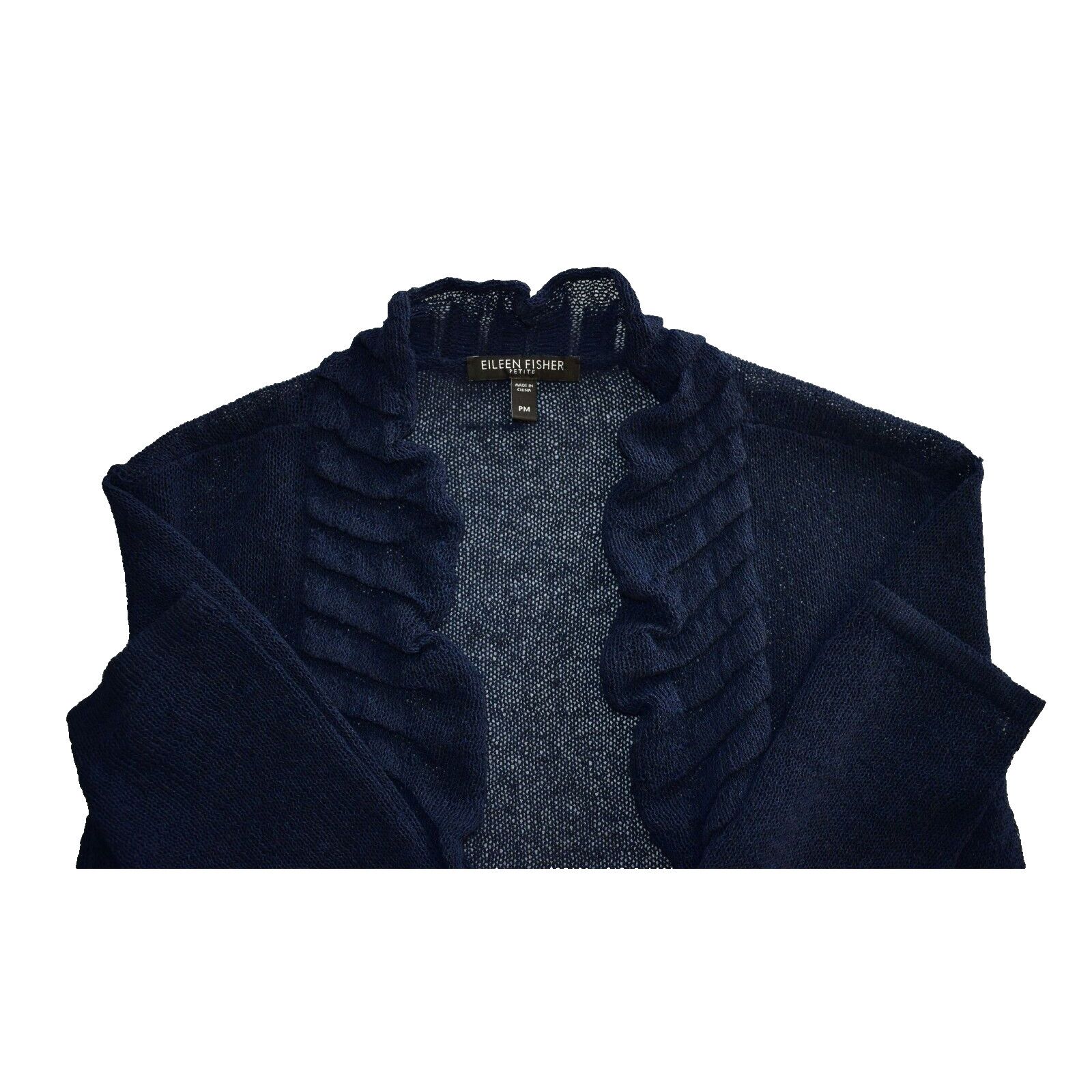 Eileen Fisher NEW EILEEN FISHER Linen Rayon Blend Knit Petite Cardigan PM Size M / US 6-8 / IT 42-44 - 5 Thumbnail