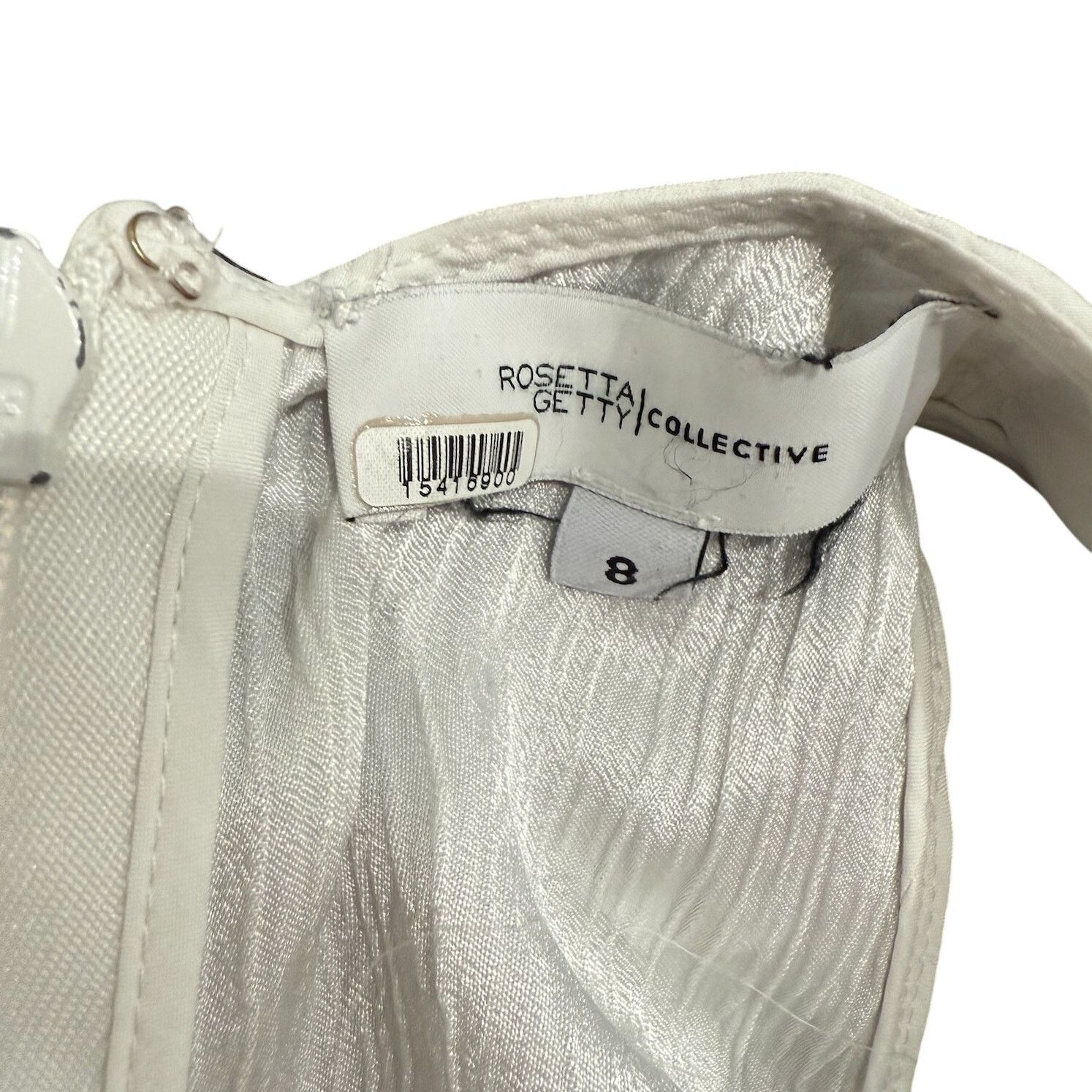 Rosetta Getty Rosetta Getty x RTR Cape Mini Dress in White, Size US 8 Size M / US 6-8 / IT 42-44 - 6 Thumbnail