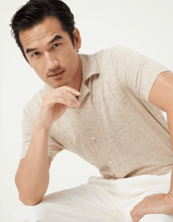 Brunello Cucinelli Polo Sweater in Open Beige Size US M / EU 48-50 / 2 - 4 Thumbnail