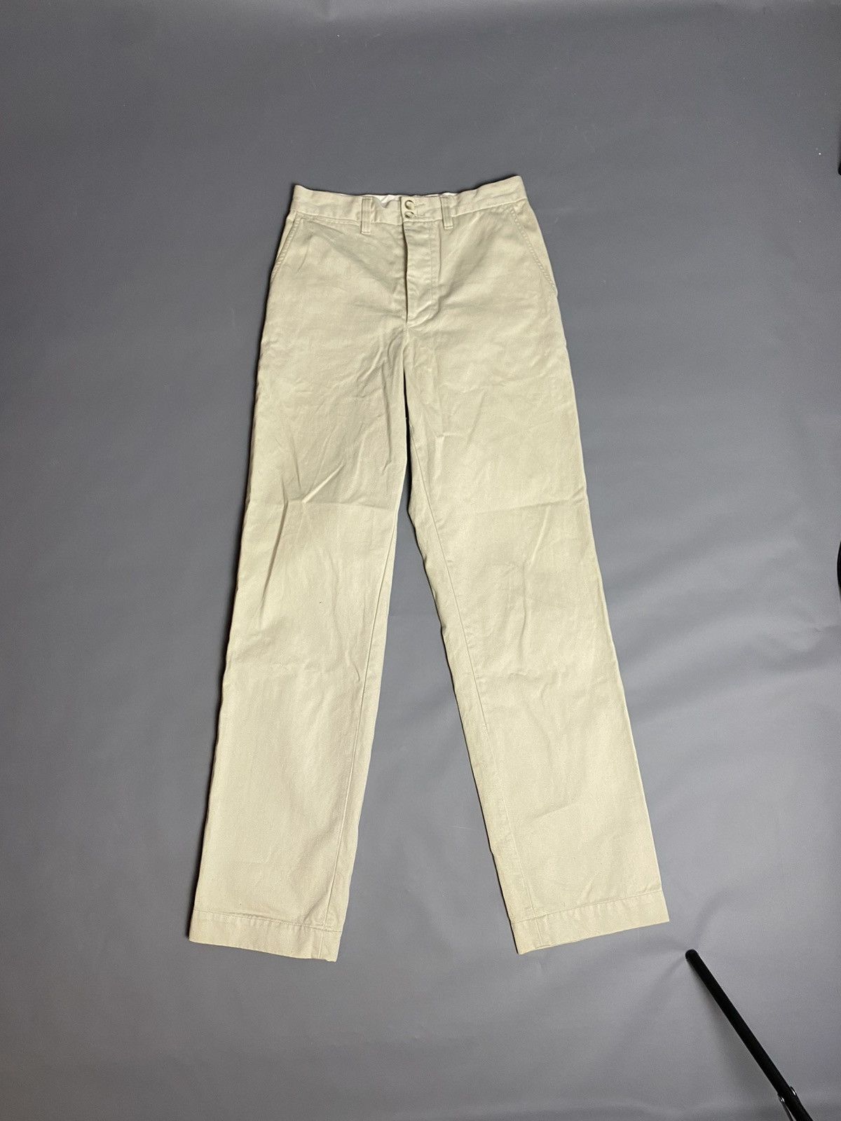 Levi's 80s Levis Regulation Chinos Beige W28 L33 Aviation Specific Size US 28 / EU 44 - 2 Thumbnail