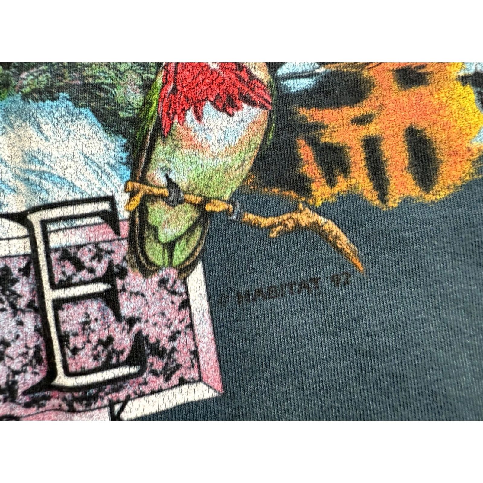 Habitat Habitat Vintage Yosemite Park AOP Mens T-Shirt 2XL Blue/Green Size US XXL / EU 58 / 5 - 7 Thumbnail