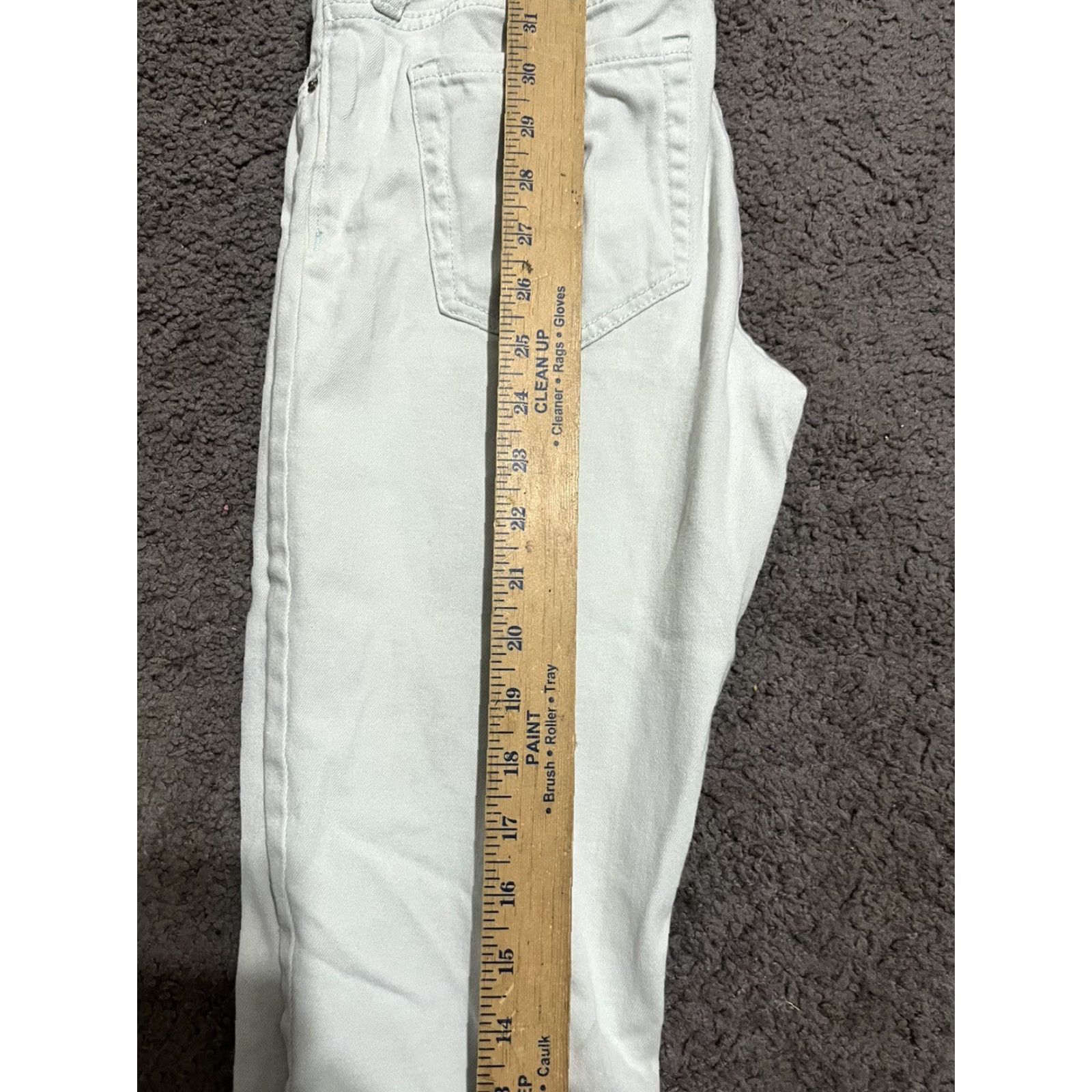 Gap GAP Skimmer Jeans Women’s 0 Regular 25 In Light Blue Denim Cotton Stretch Button Zipper Inseam 27 Self Size 25" / US 0 / IT 36 - 6 Thumbnail