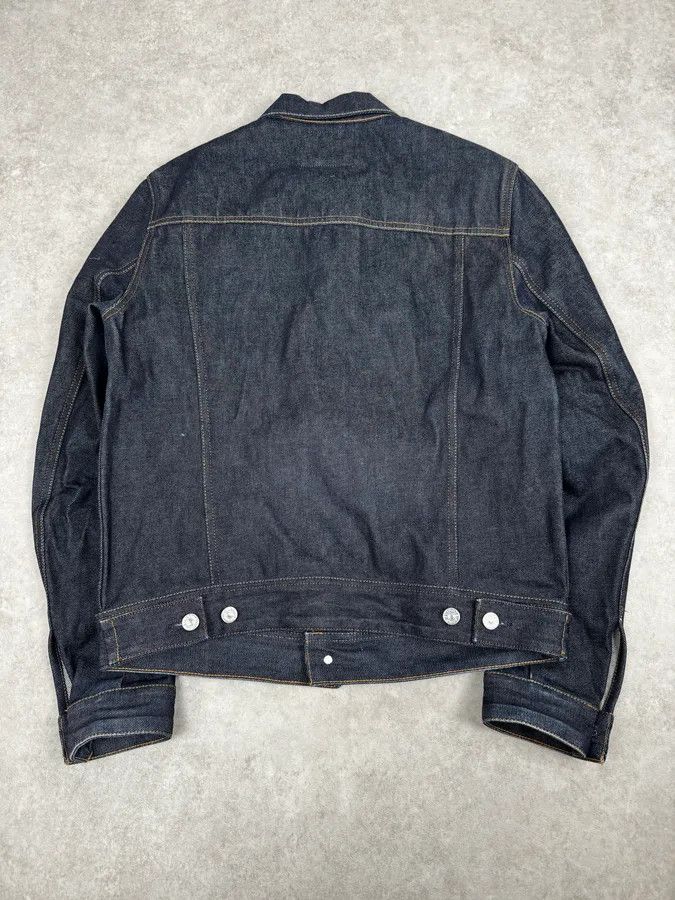 Acne Studios Acne Studios Bla Konst Pass Indigo Navy Brut Denim Jacket Size US M / EU 48-50 / 2 - 4 Thumbnail