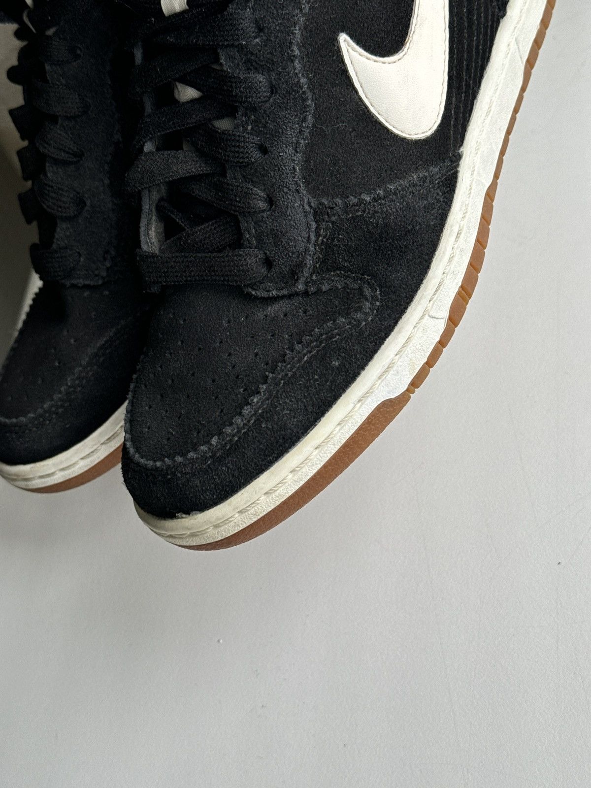 Nike Nike Dunk Sky Hi Hidden Wedge Sneakers Suede Black White Size US 6.5 / IT 36.5 - 7 Thumbnail