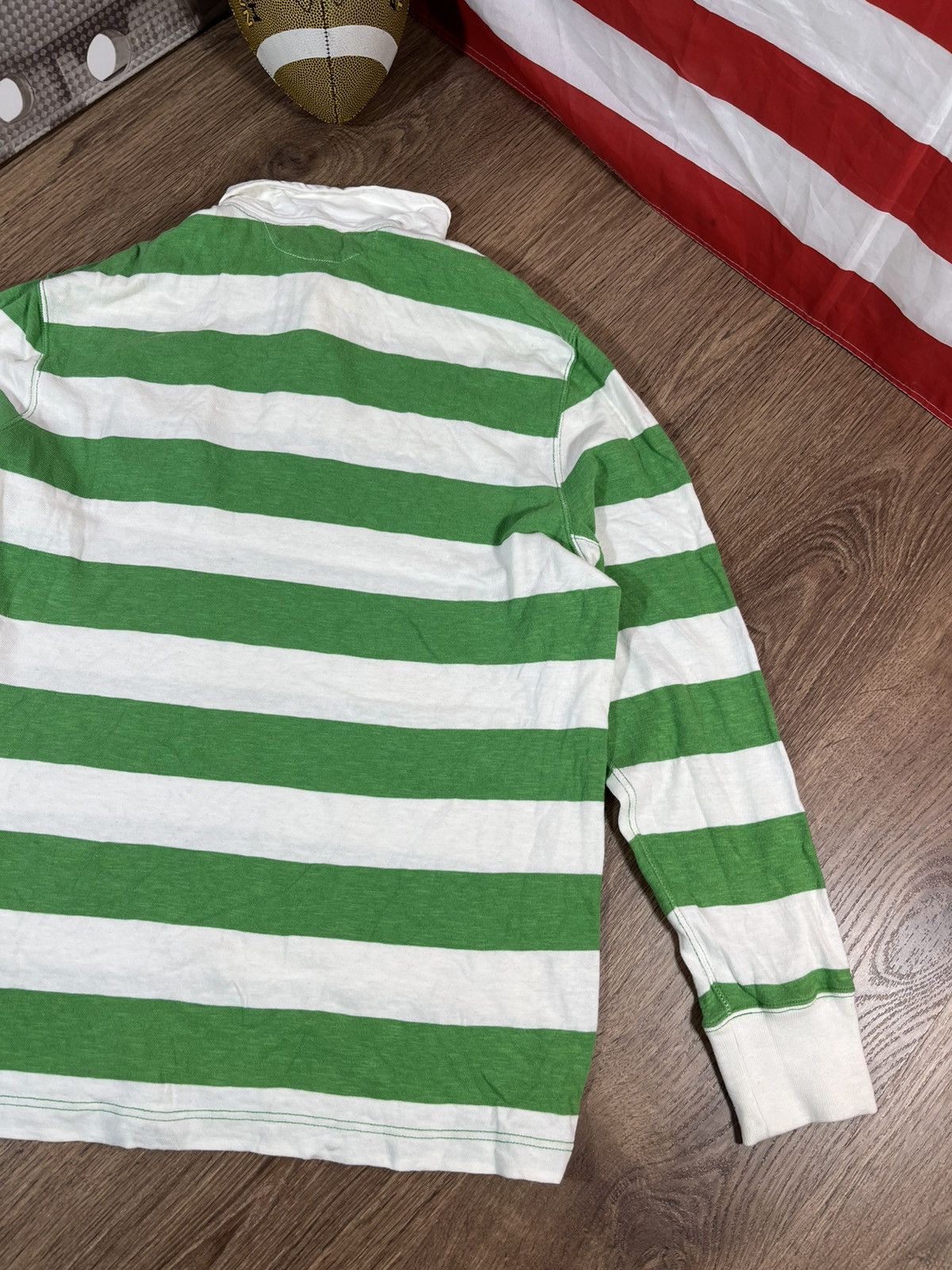 Polo Ralph Lauren Vintage Polo Ralph Lauren Rugby Long Sleeve Shirt 90s Size US XL / EU 56 / 4 - 13 Thumbnail