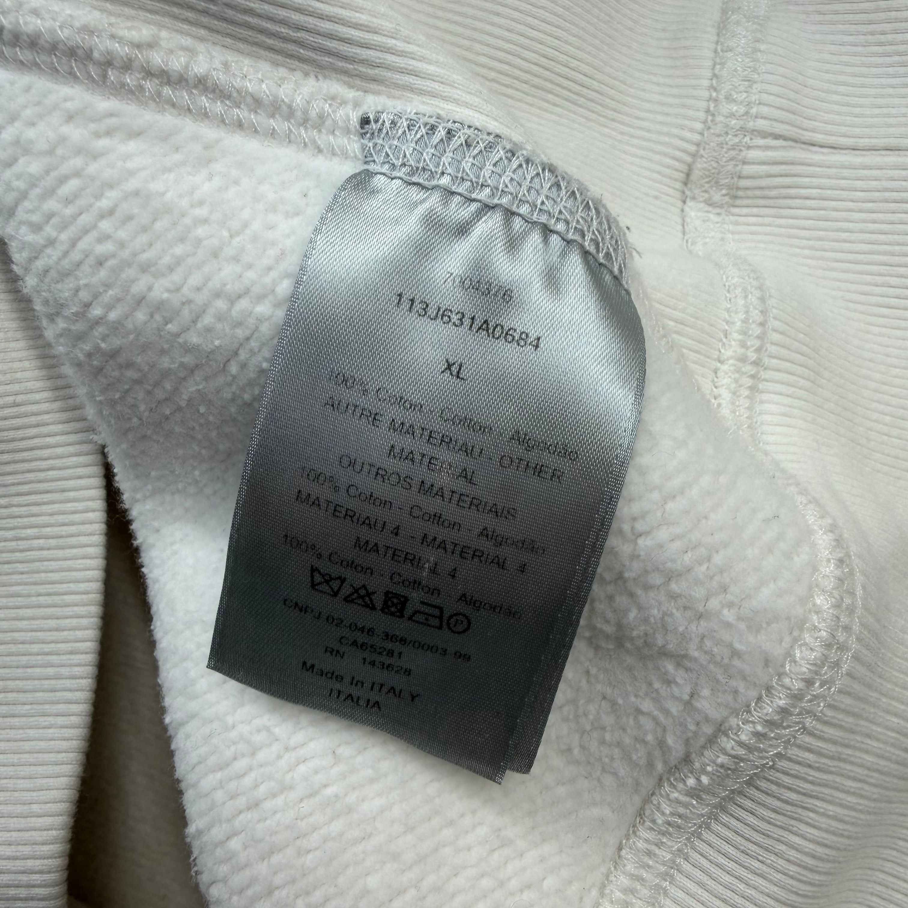 Dior Dior Oblique Relaxed-Fit Hooded Sweatshirt White XL Size US XL / EU 56 / 4 - 4 Thumbnail