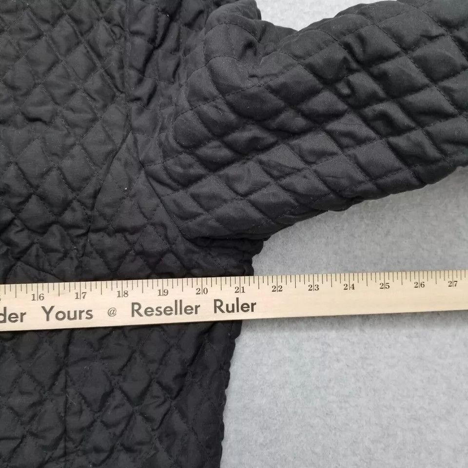 Other Marvin Richards Jacket Womens Large Black Quilted Pockets Size L / US 10 / IT 46 - 8 Thumbnail