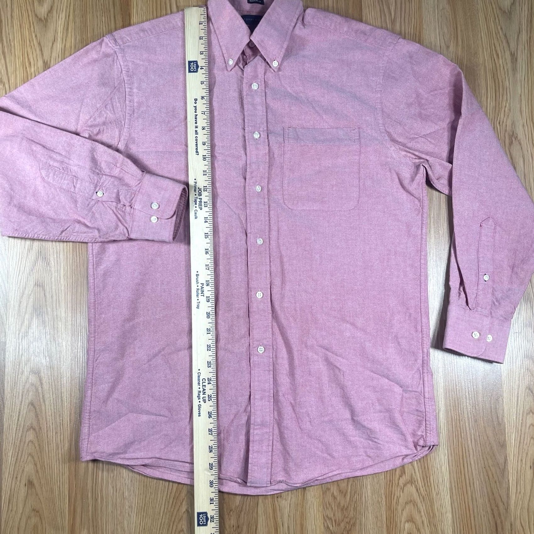 Tommy Hilfiger Tommy Hilfiger Shirt Mens 15 1/2 32-33 Regular Fit Long Sleeve Button Down Dress Size 42R - 3 Thumbnail