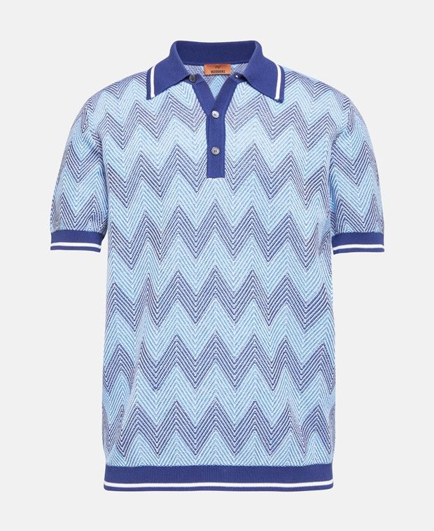 Missoni Knitted polo shirt Size US M / EU 48-50 / 2 - 1 Preview
