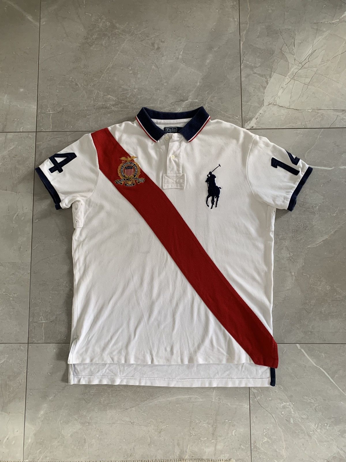 Polo Ralph Lauren Polo Ralph Lauren Big Pony USA 14 Polo Size US L / EU 52-54 / 3 - 1 Thumbnail