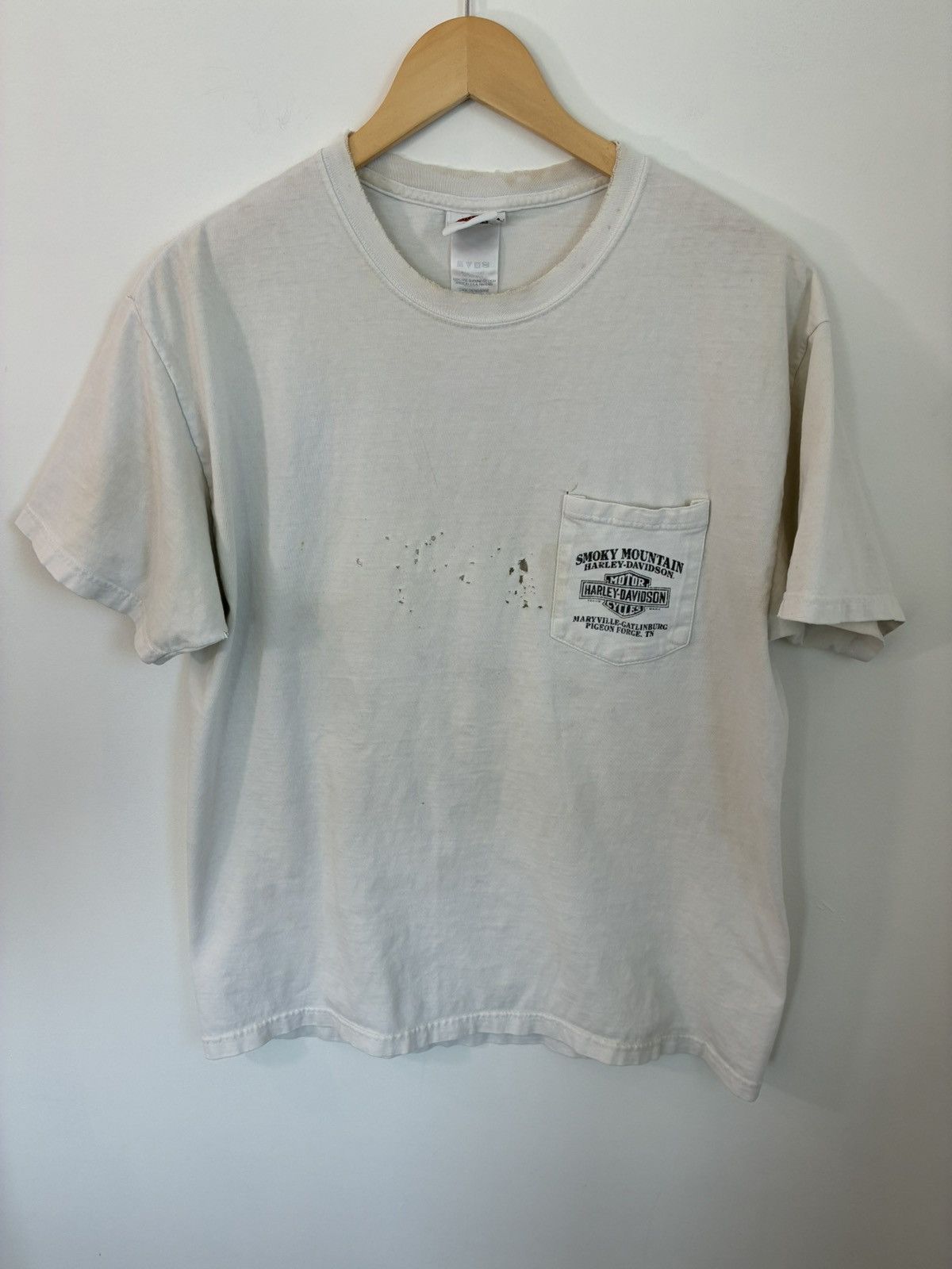 Harley Davidson Thrashed DRAGON Harley Davidson Smokeys Pocket Tee Size US L / EU 52-54 / 3 - 2 Thumbnail